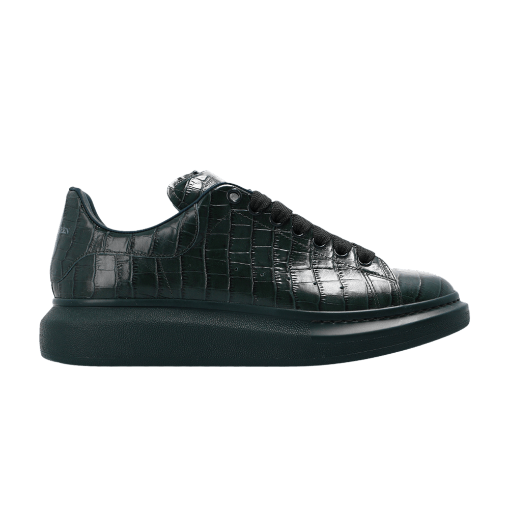 Alexander McQueen Oversized Sneaker 'Deep Green Croc Embossed'