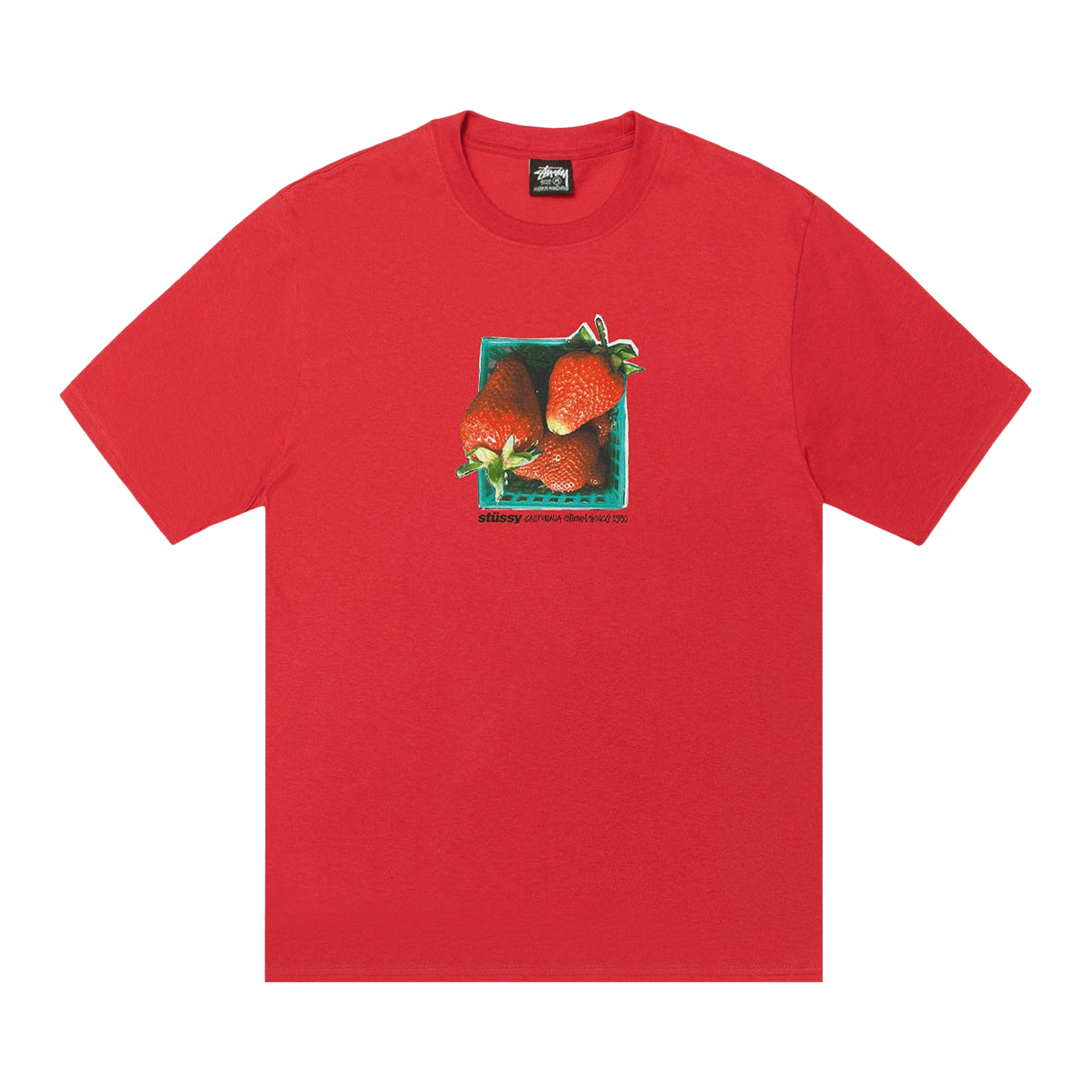 Stussy Berries Tee 'Cayenne'