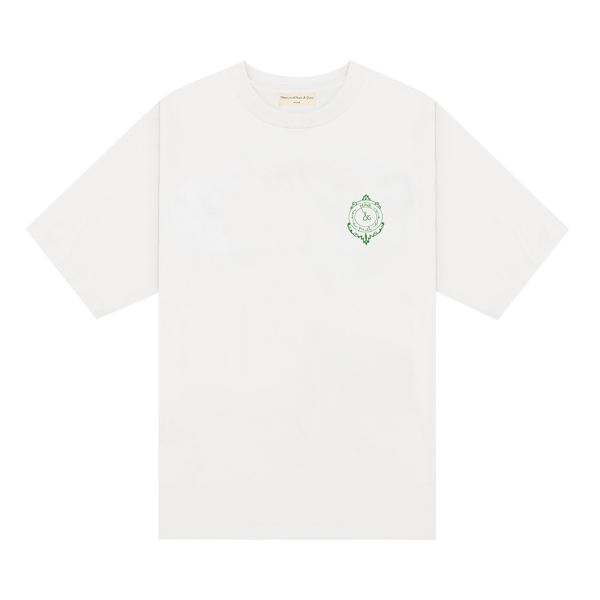 Museum of Peace & Quiet PQ Seal T-Shirt 'White'