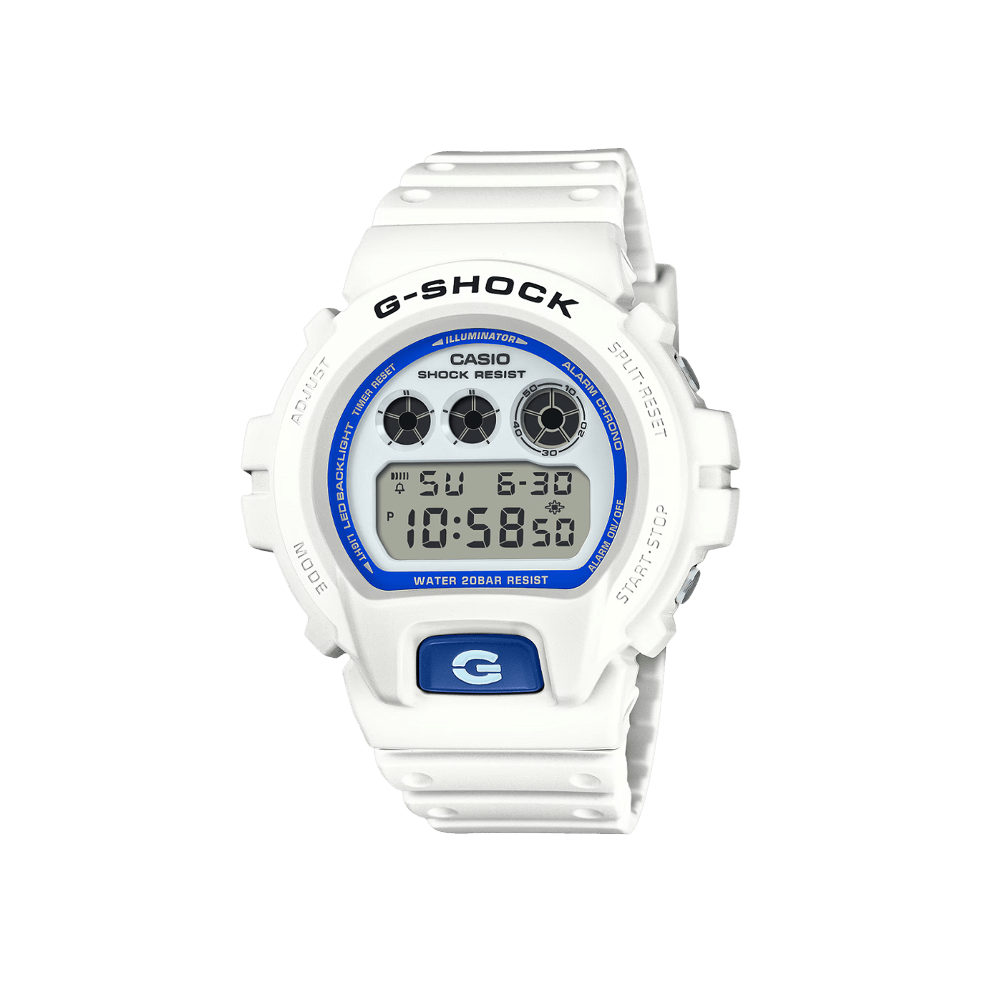 G-SHOCK by Casio 6900 Series Digital Quartz Watch 'White'
