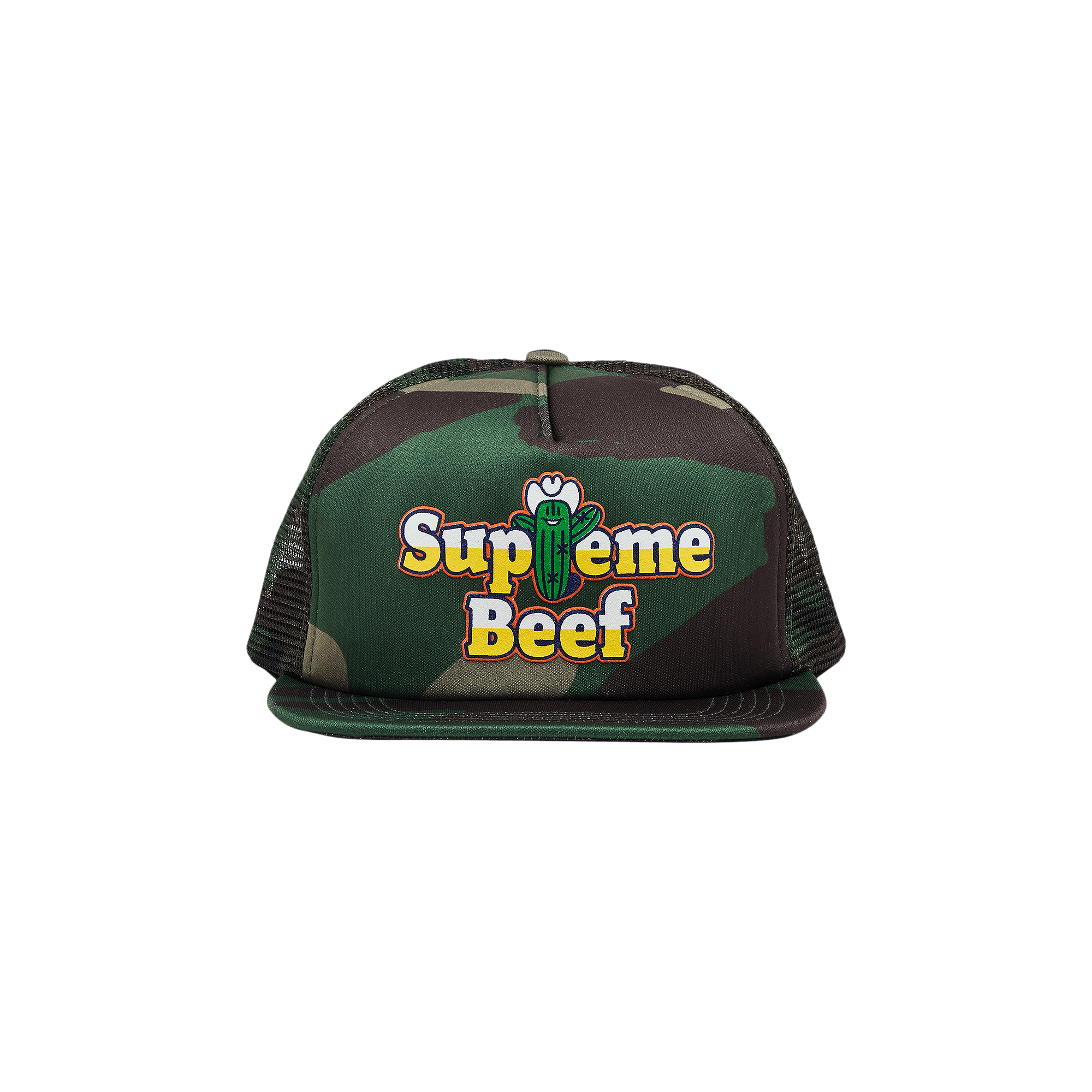 Supreme Beef Mesh Back 5-Panel 'Woodland Camo'