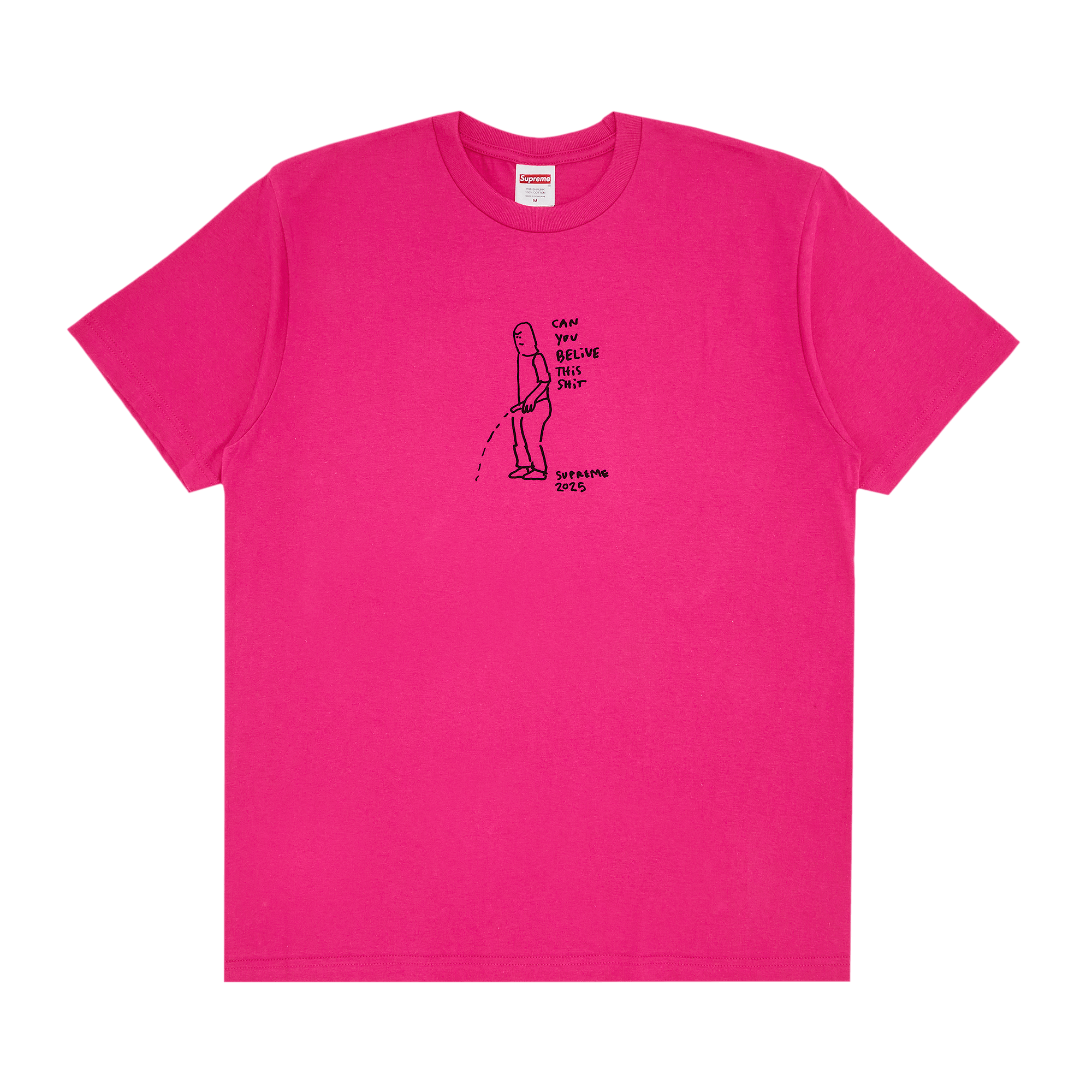 Supreme Piss Tee 'Fuchsia'