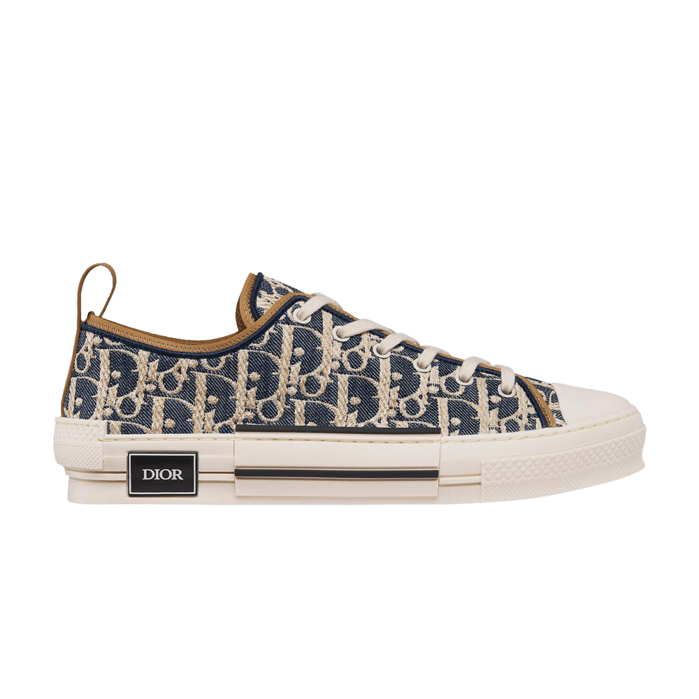Dior B23 League Low 'Raffia-Effect Dior Oblique - Denim'