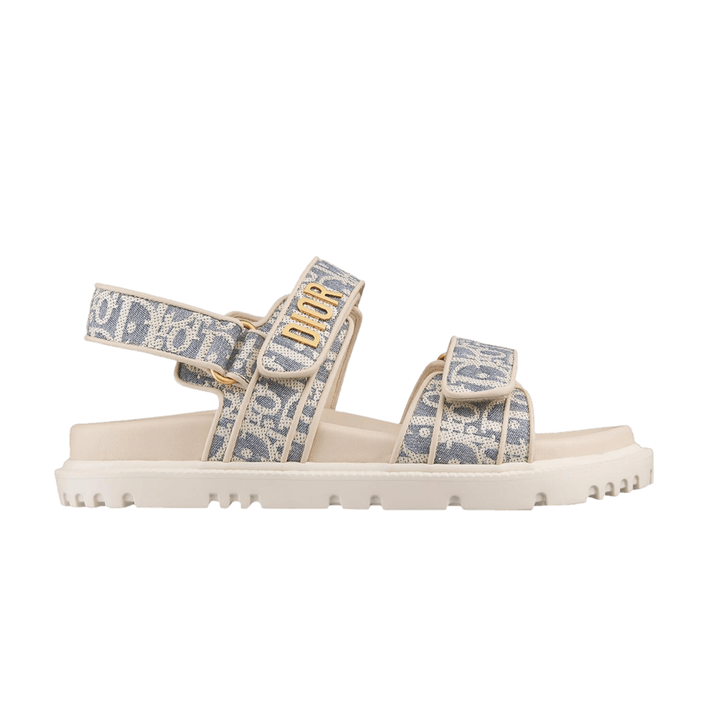 Dior Wmns Dioract Sandal 'Dior Oblique - Chambray Blue'