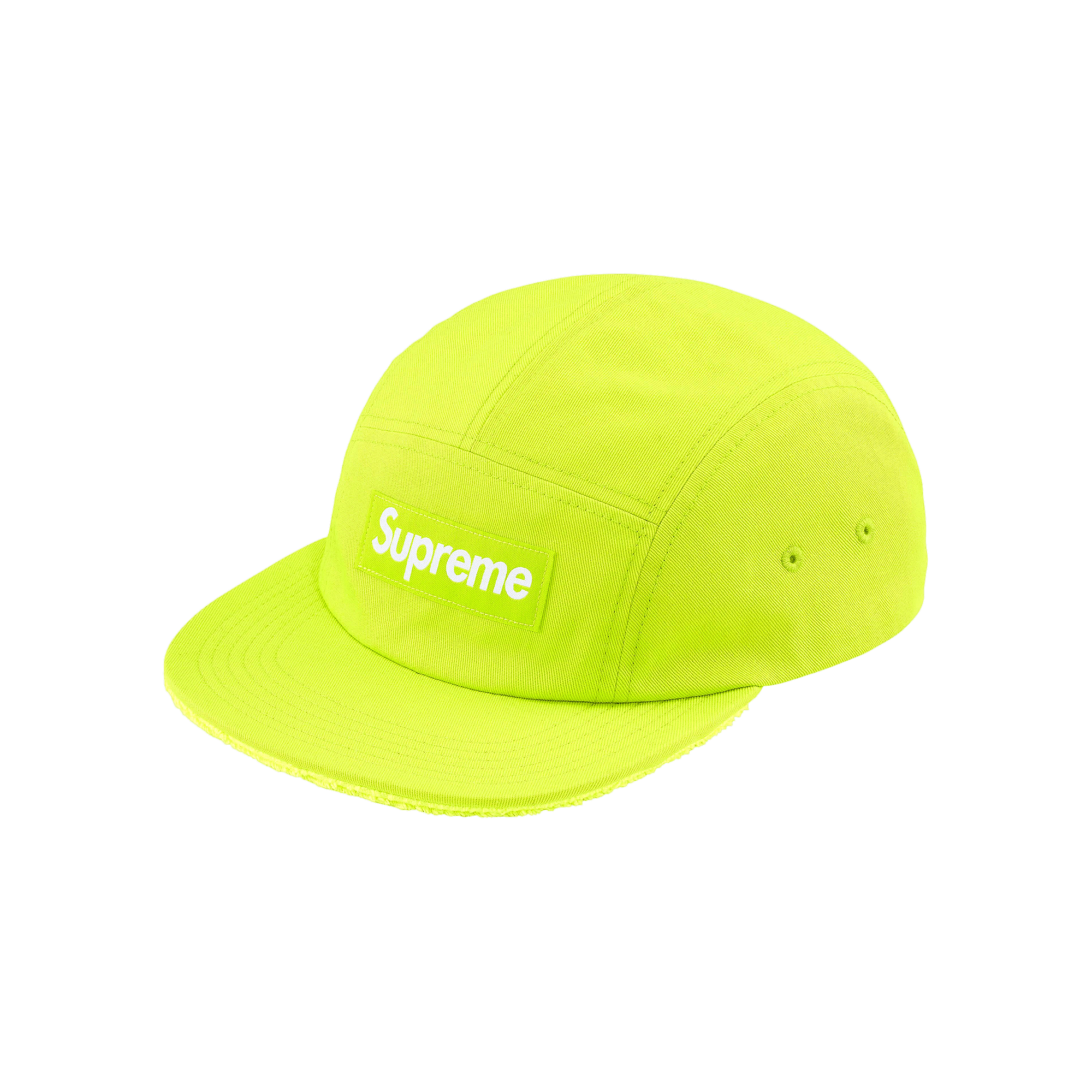 Supreme Reversible Terry Camp Cap 'Fluorescent Yellow'