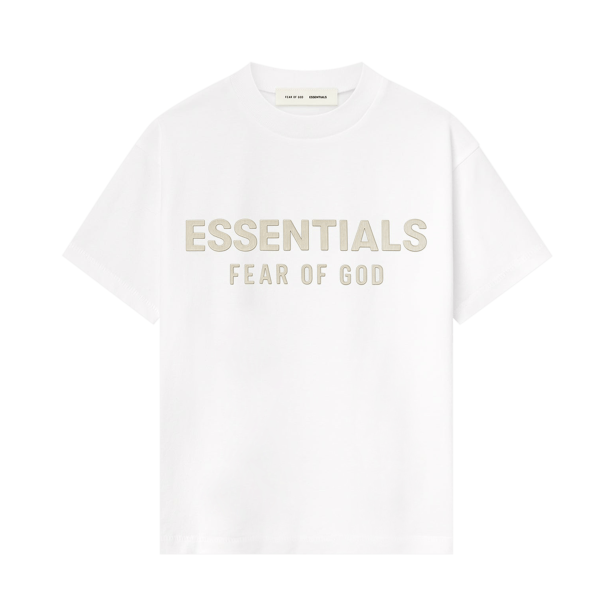 Fear of God Essentials Kids Classic Crewneck T-Shirt 'Cloud White'