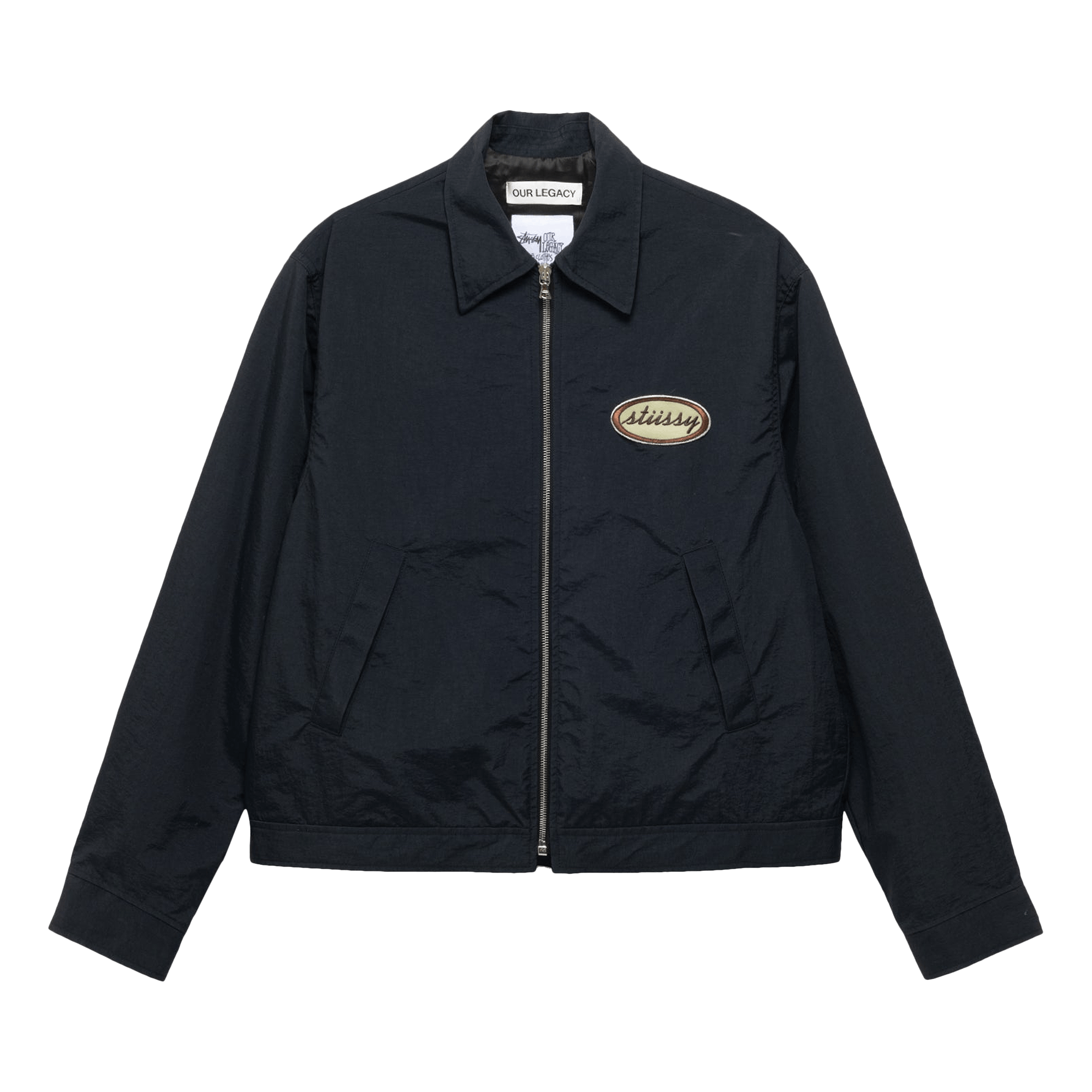Stussy x Our Legacy Work Shop Blouson Jacket 'Midnight Nylon Taffeta'