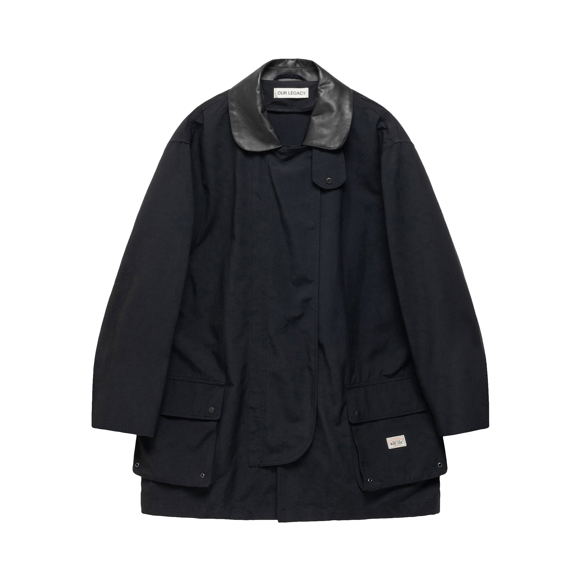 Stussy x Our Legacy Work Shop Fireman Jacket 'Black Nylon Cordura'