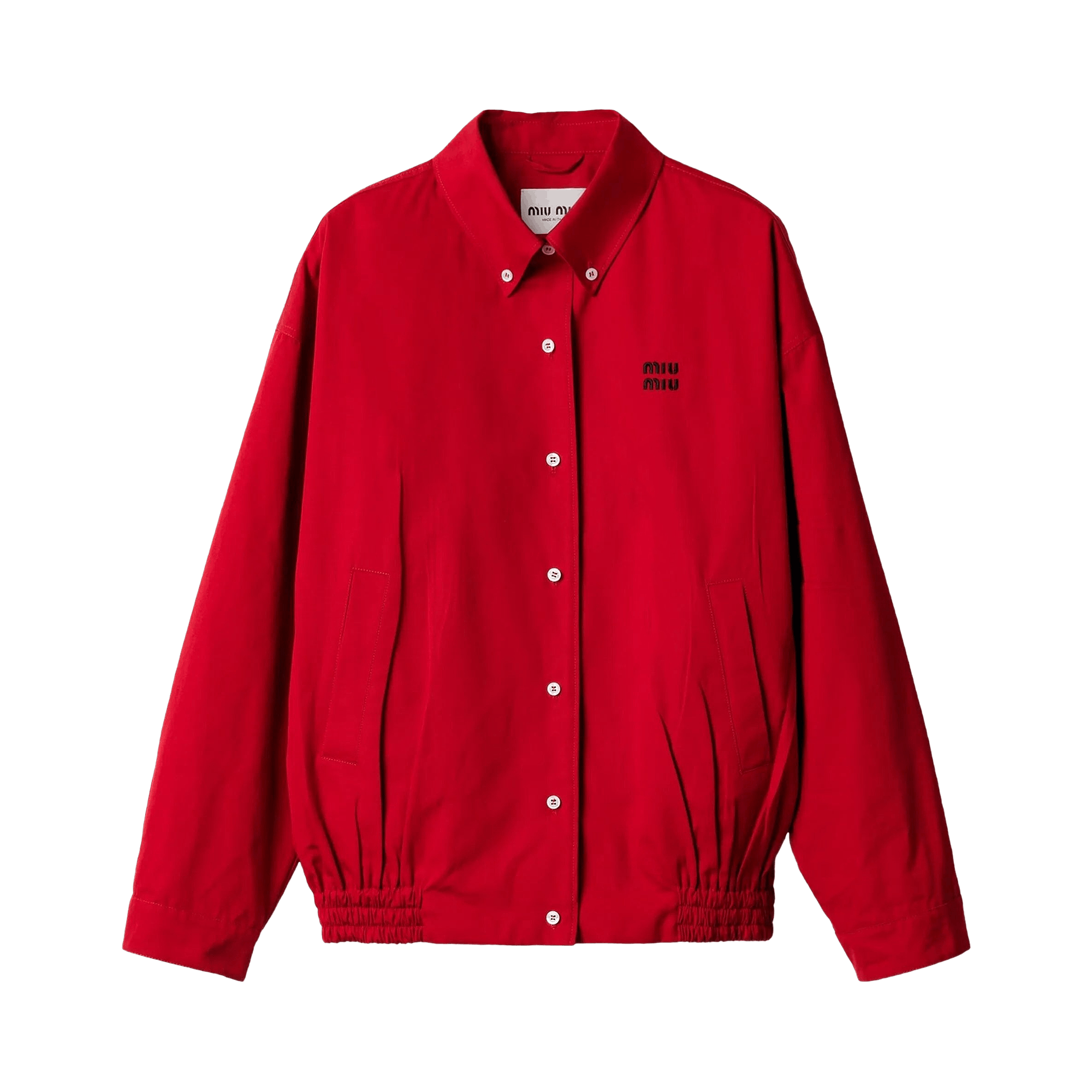 Buy Miu Miu Gabardine Jacket 'Blue' - ML843 1350 F0008 | GOAT