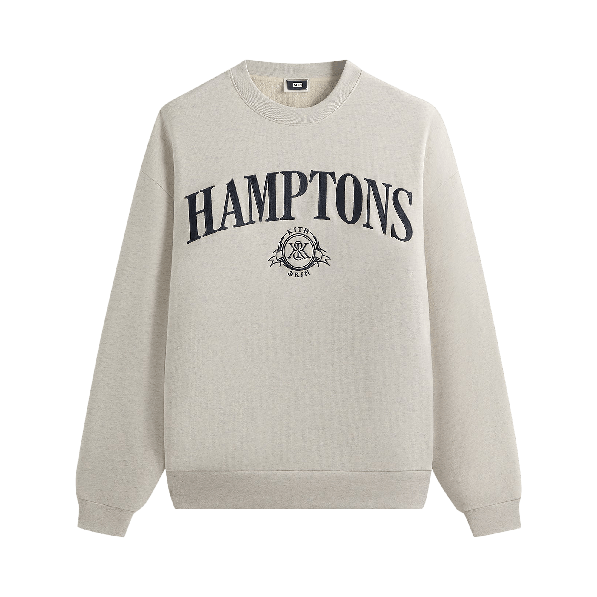 Kith Hamptons Nelson Crewneck 'Light Heather Grey'