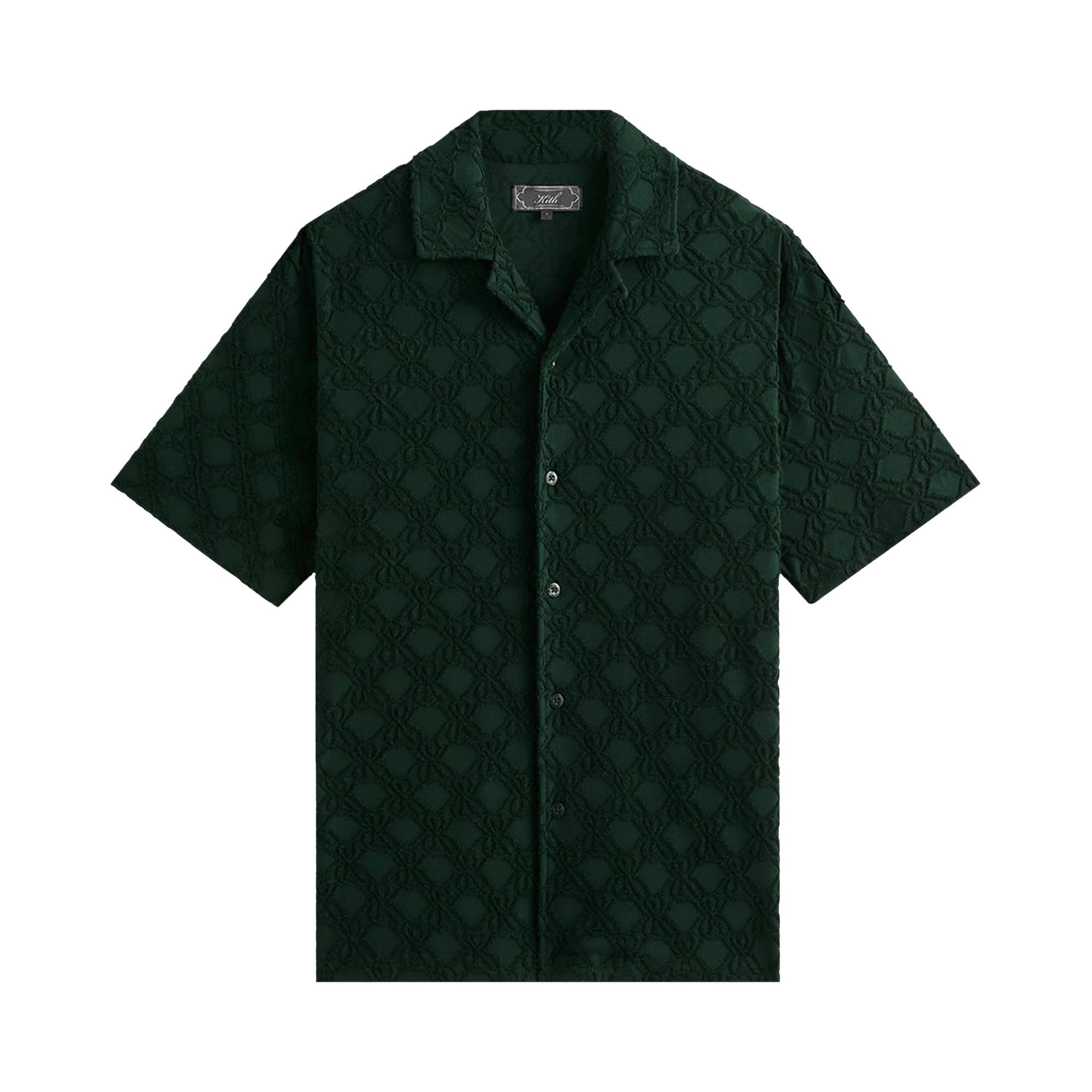 Kith Monogram Terry Thompson Camp Collar Shirt 'Stadium'