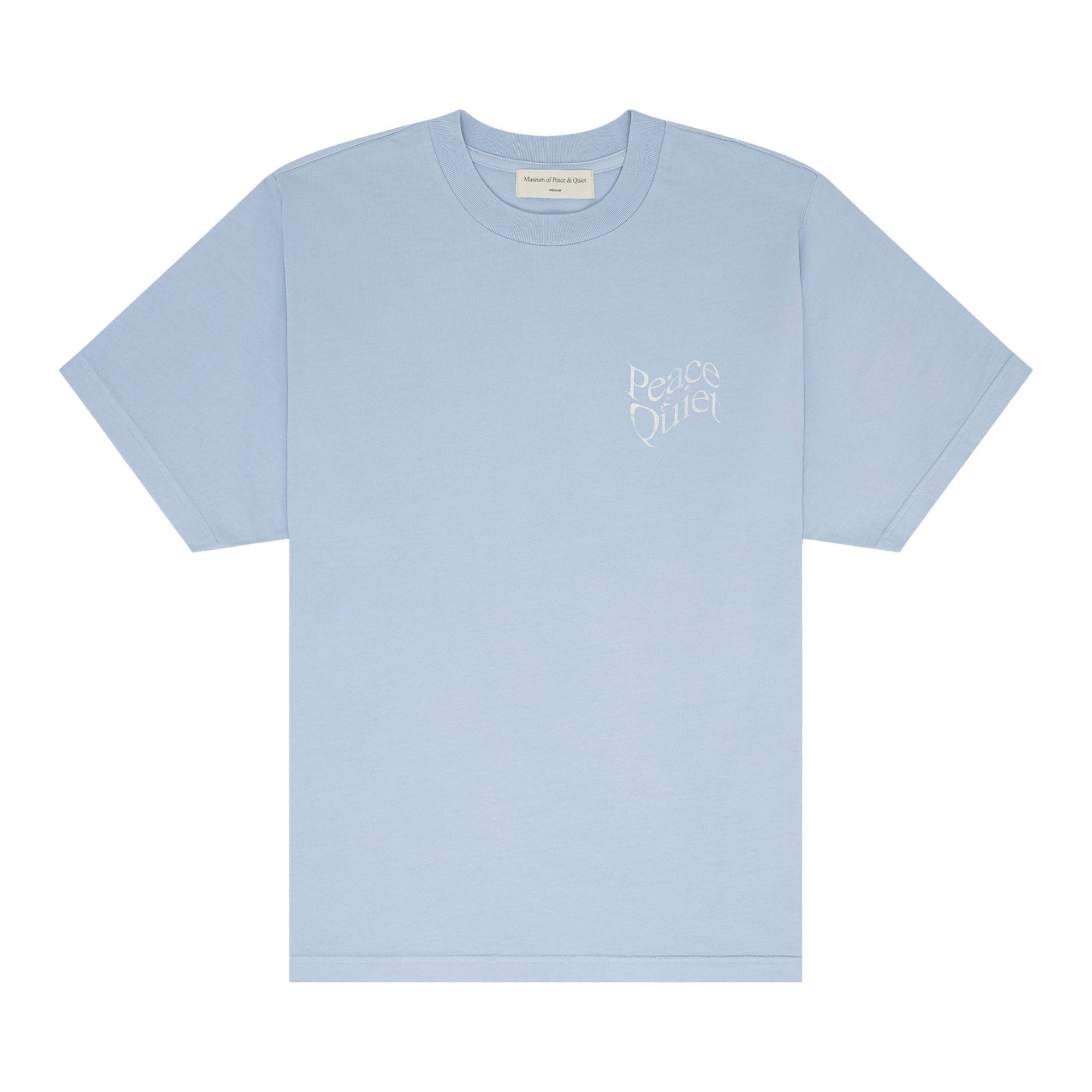 Museum of Peace & Quiet Wordmark T-Shirt 'Baby Blue'