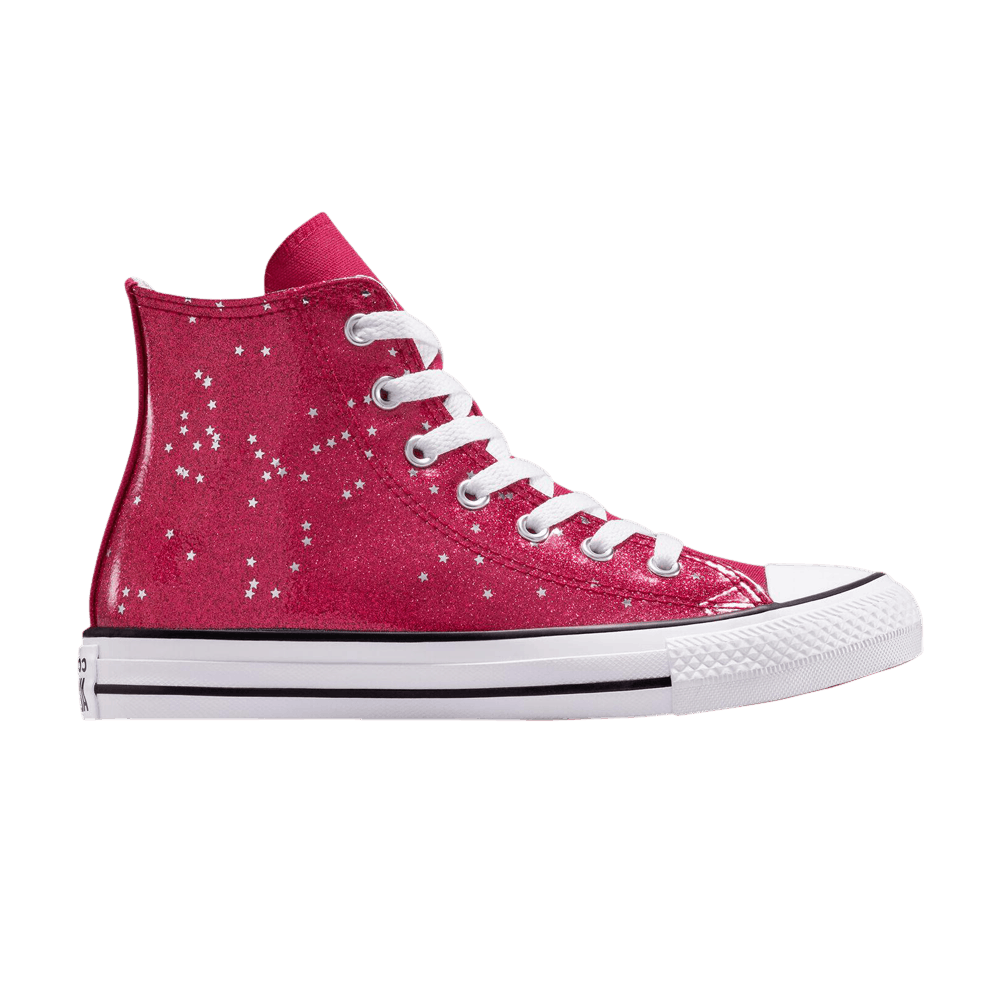 Converse Chuck Taylor All Star High GS 'Glitter - Sporty Berry'