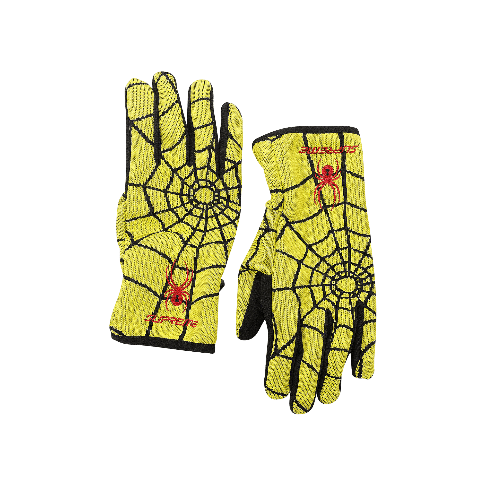 Buy Supreme Windstopper Zip Gloves 'Yellow' - FW25A55 YELLOW | GOAT