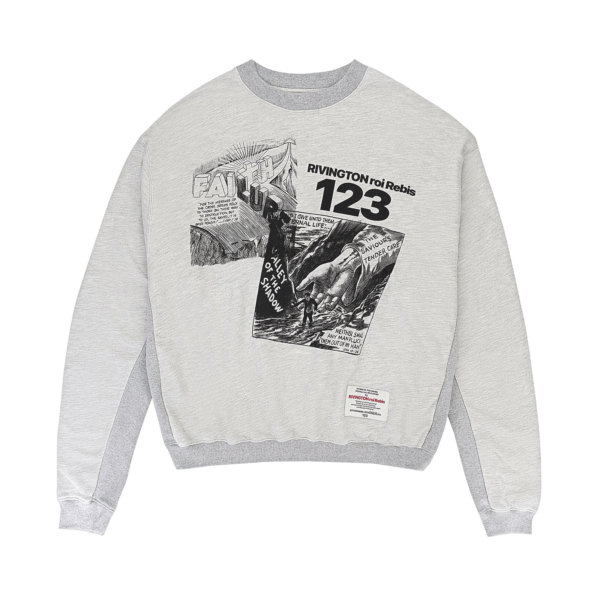 RIVINGTON roi Rebis x Fear of God Crewneck 'Grey'