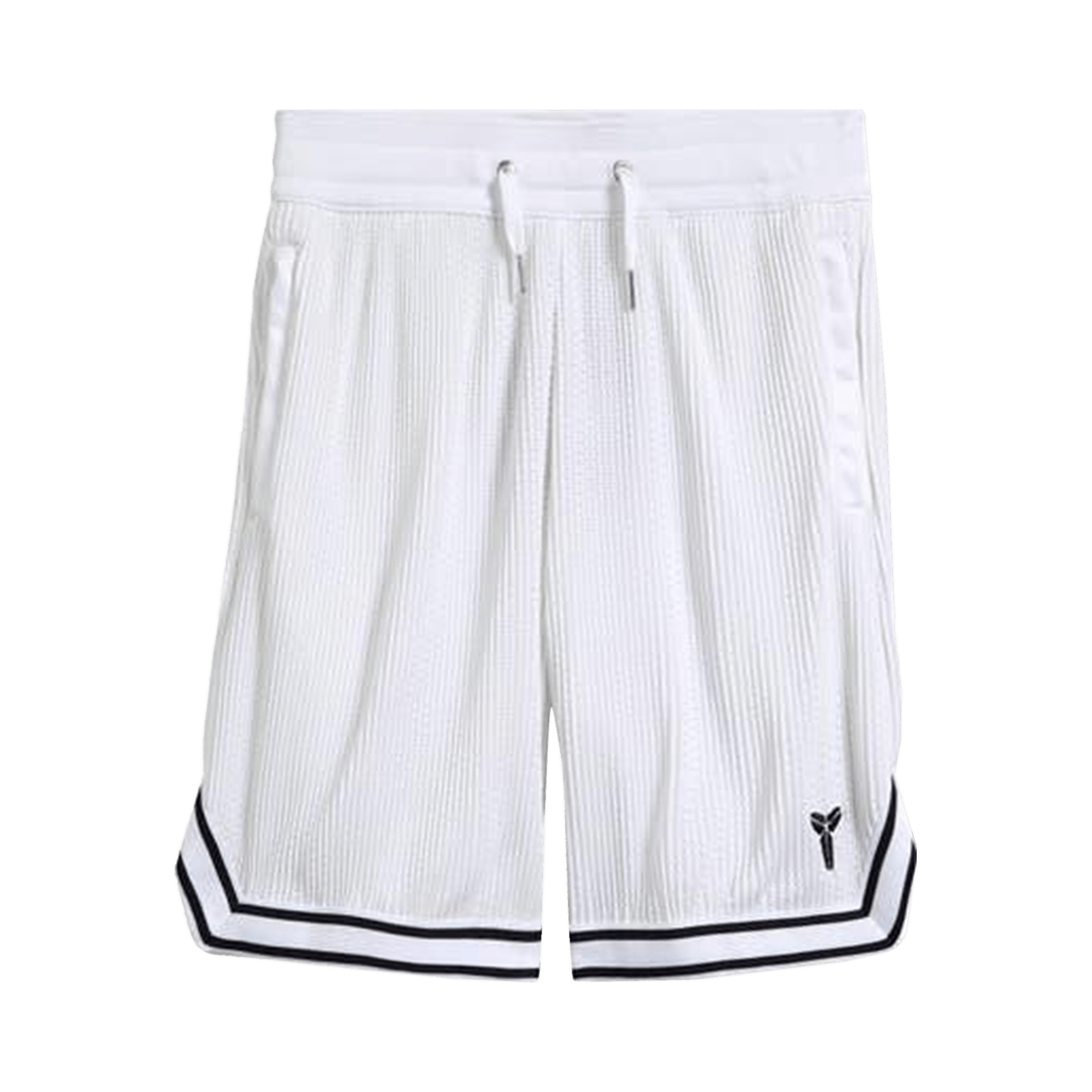 Nike Kobe Pleated Basketball Shorts 'White/Black'