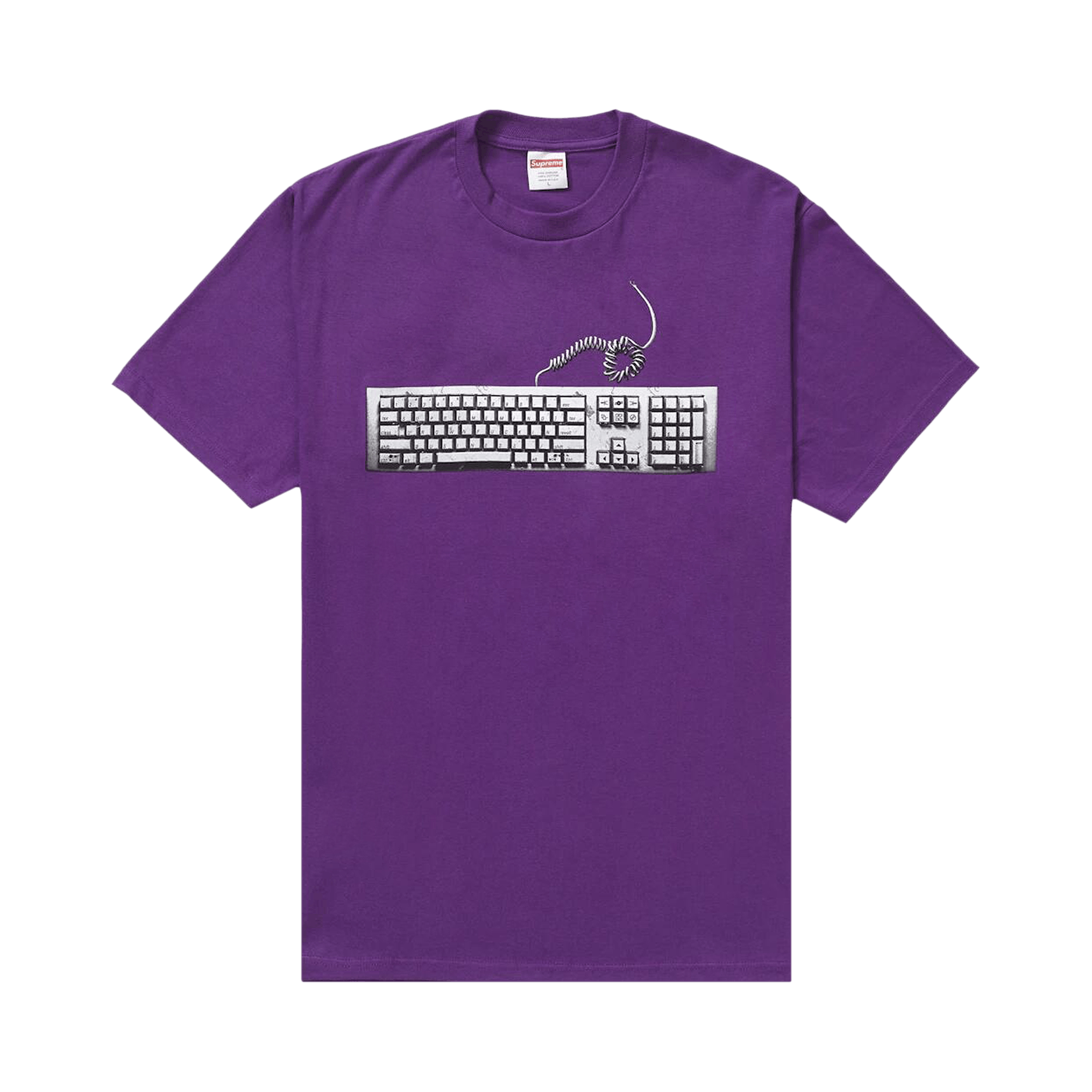 Supreme Keyboard Tee 'Purple'
