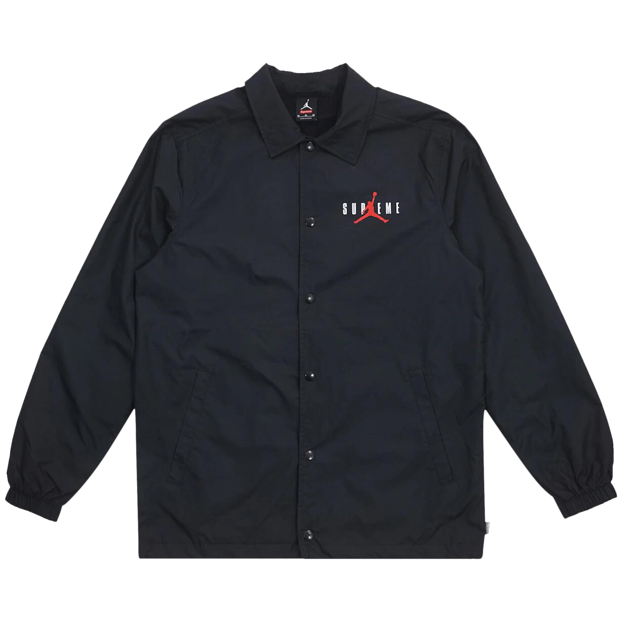 Supreme x Jordan Coaches Jacket 'Black'