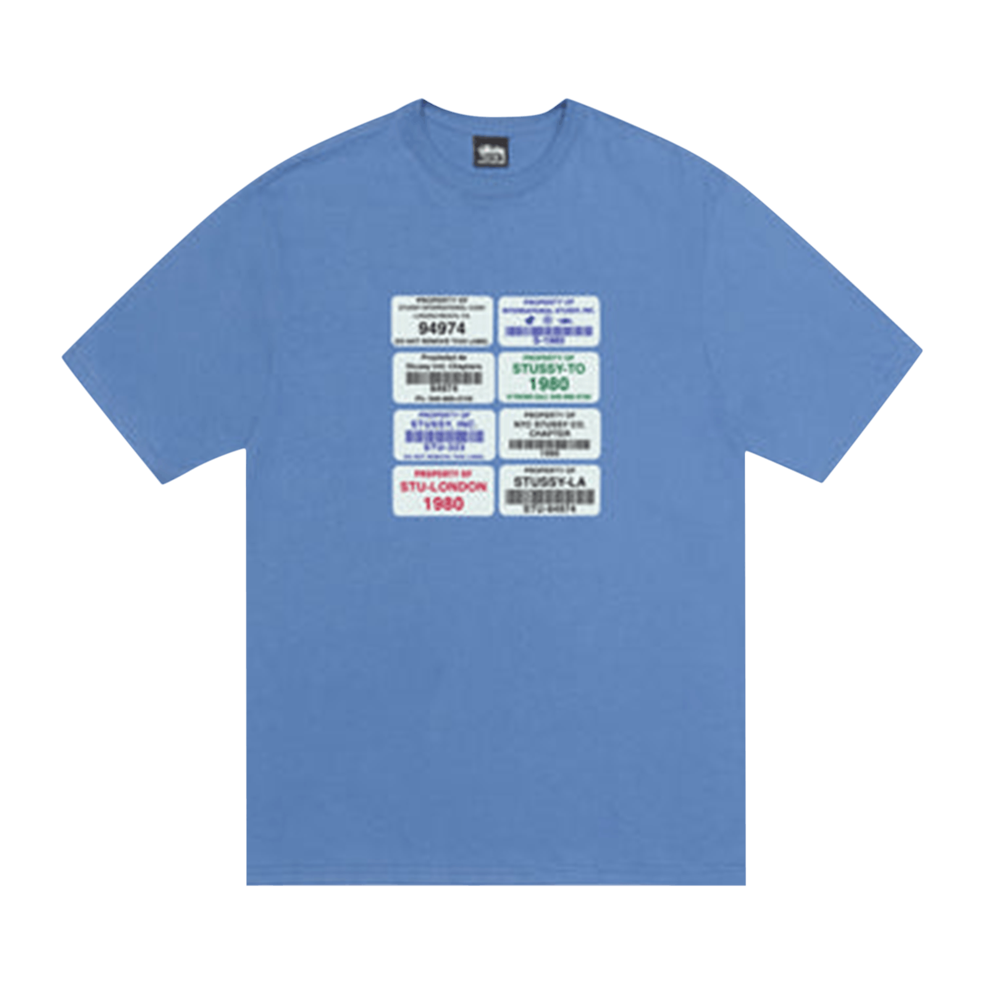 Stussy Codes Tee 'Pacific'