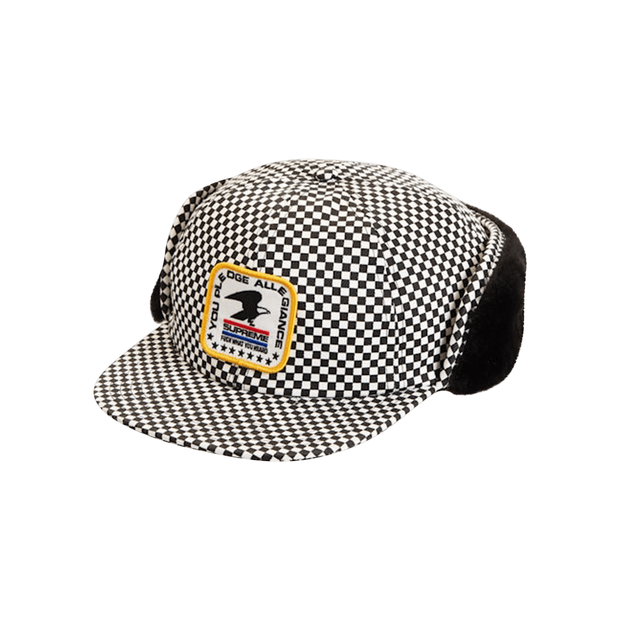 Supreme Earflap 6-Panel 'Checkerboard'
