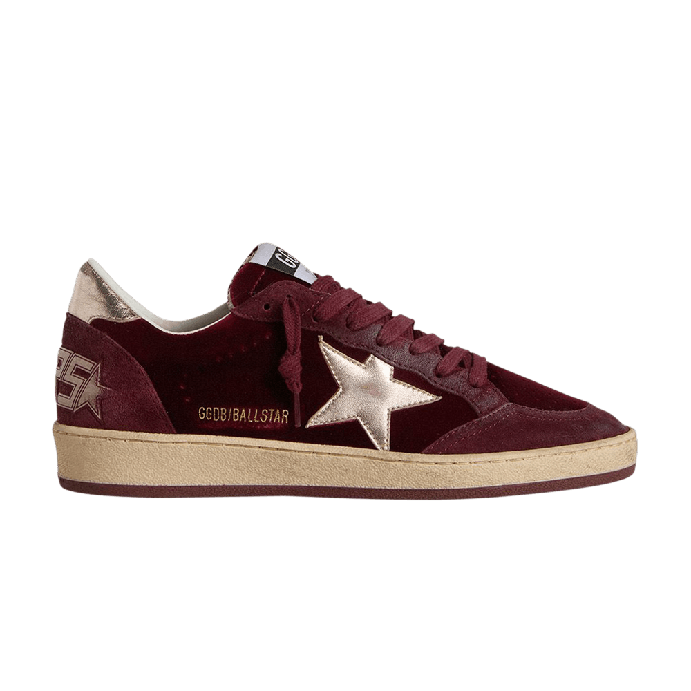 Golden Goose Wmns Ball Star 'Velvet Ruby Red Silver'