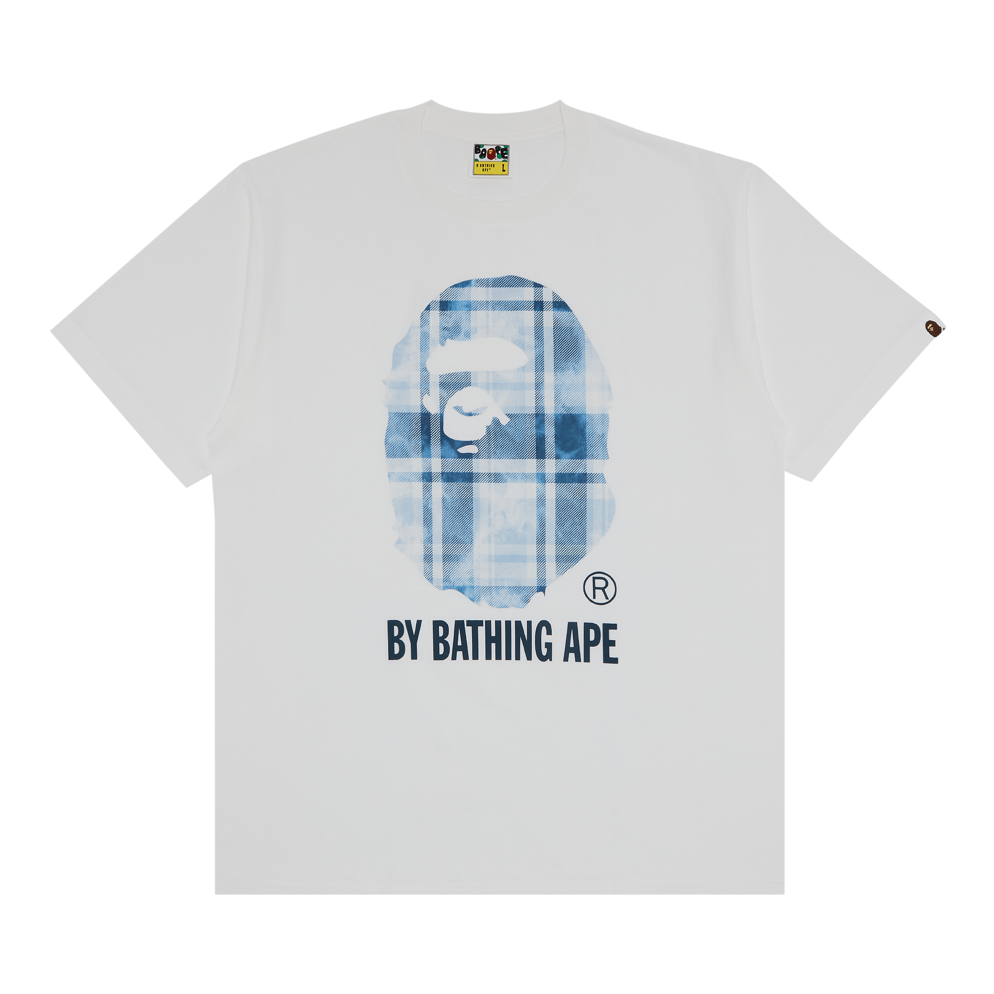 BAPE Bleach Check By Bathing Ape Tee 'White'