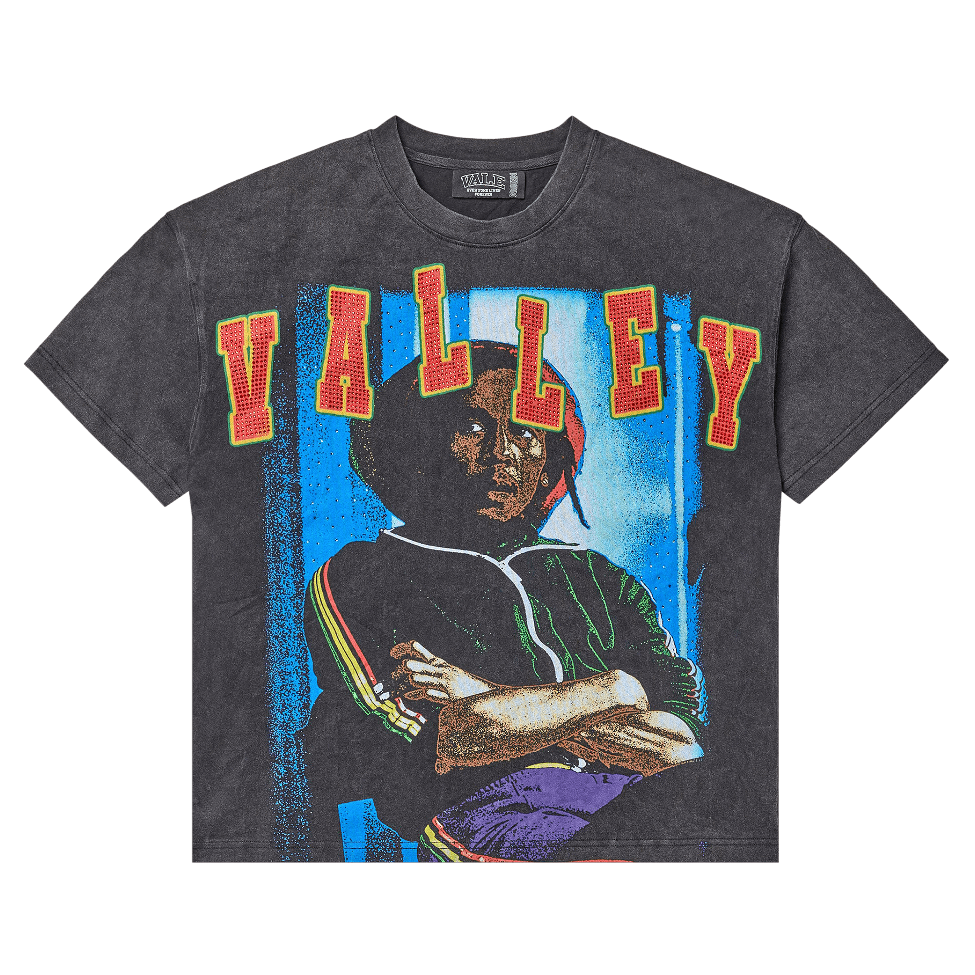 VALE FOREVER T Shirts ヴィンテージ Tシャツ SCISSORHANDS TEE Vale Forever Valley Sport Scissorhands White Mens Graphic