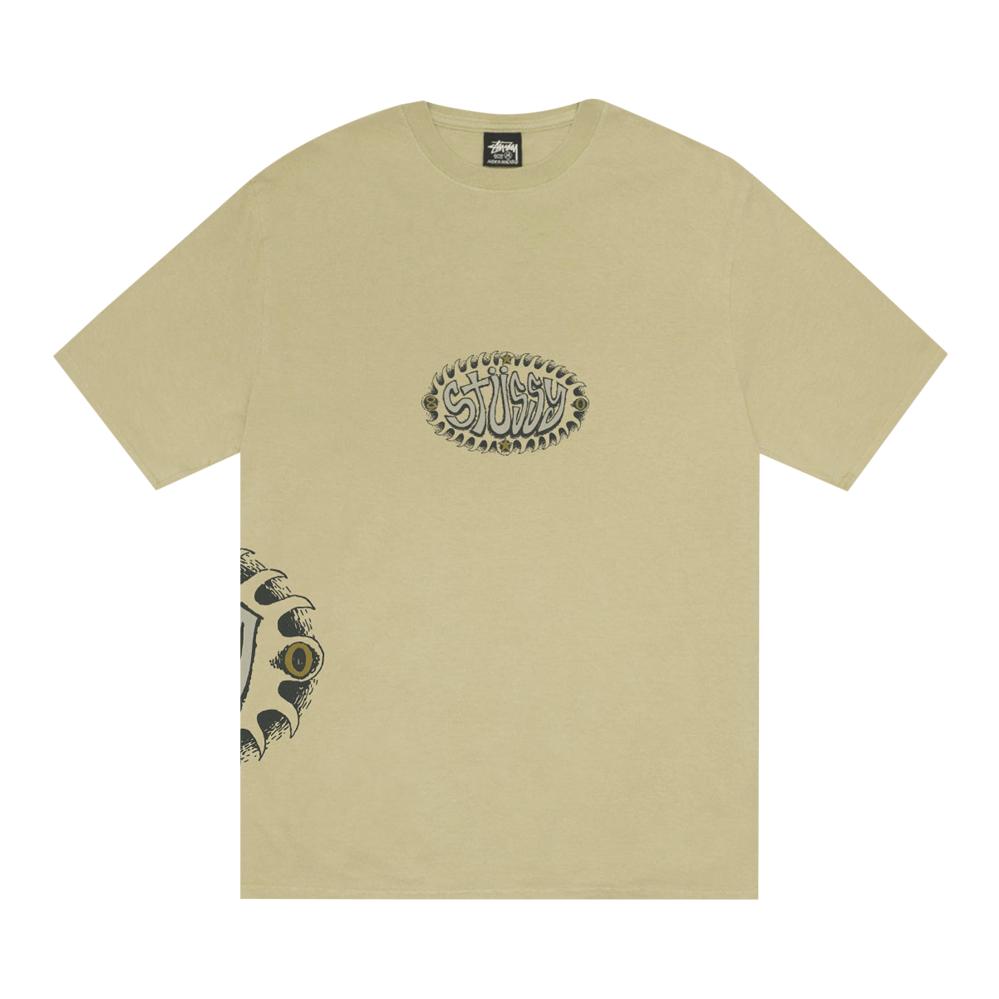 Stussy Wave Oval Tee Pigment Dyed 'Elm'