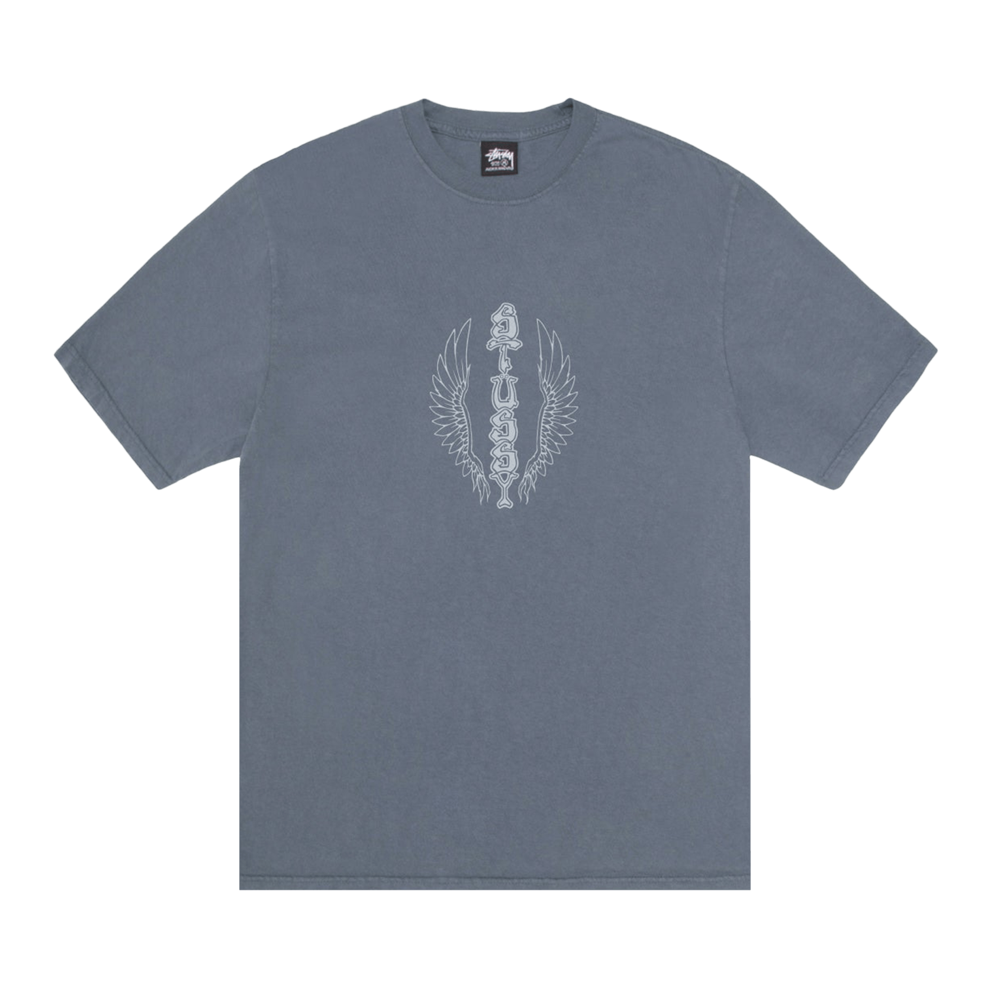 Stussy Wes Wings Tee Pigment Dyed 'Navy'