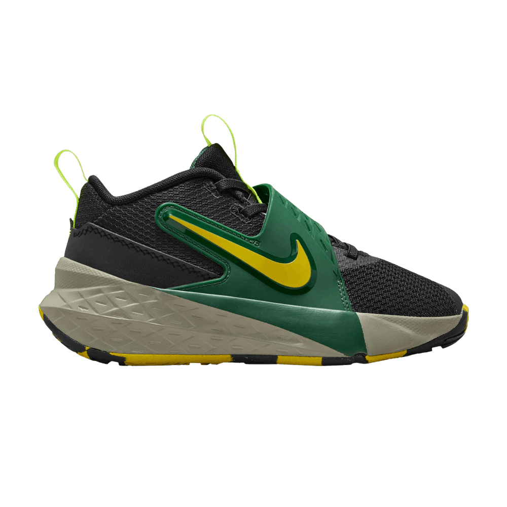 Nike Team Hustle D12 PS 'Black Fir Bright Citron'