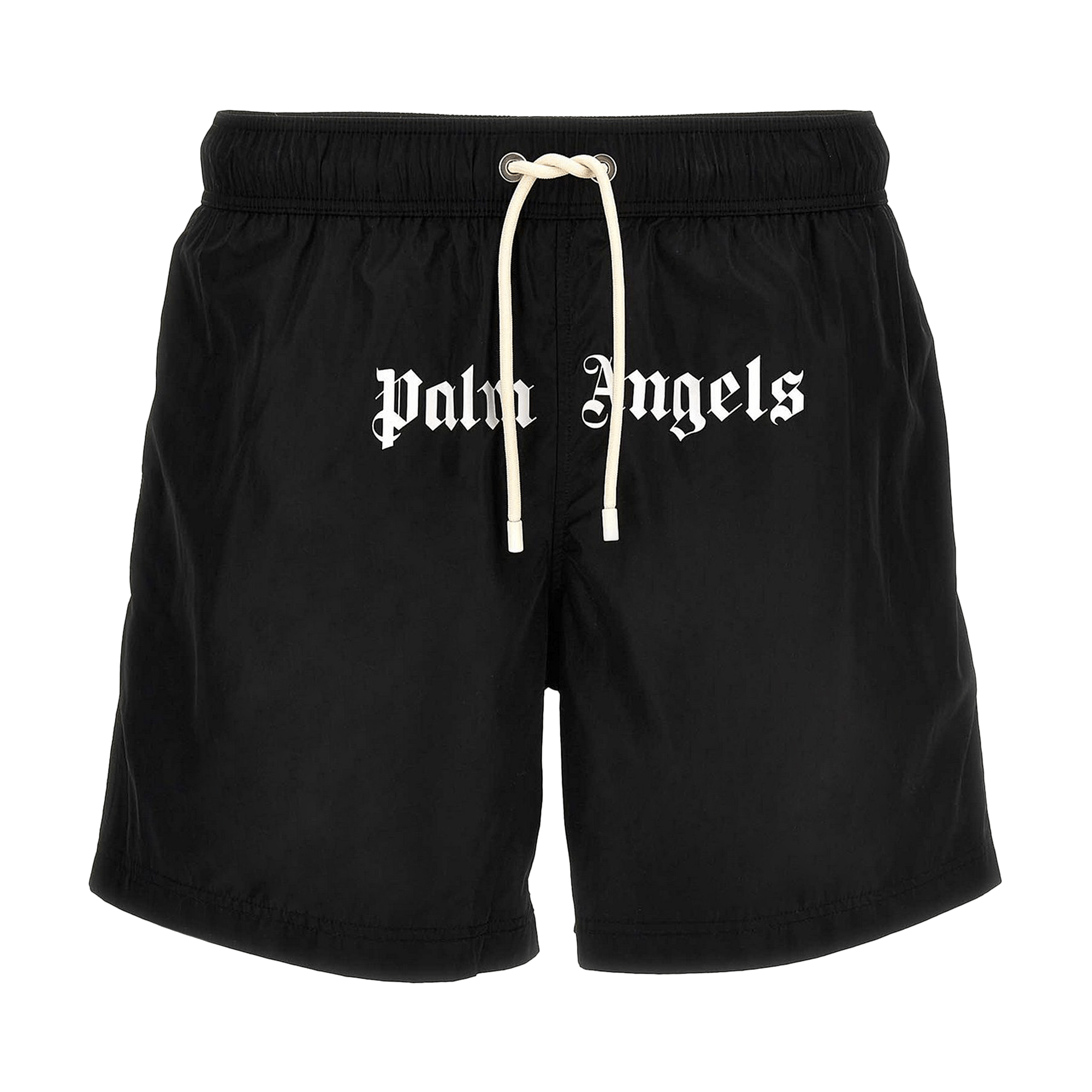 Palm Angels Classic Logo Swimshorts 'Black/White'