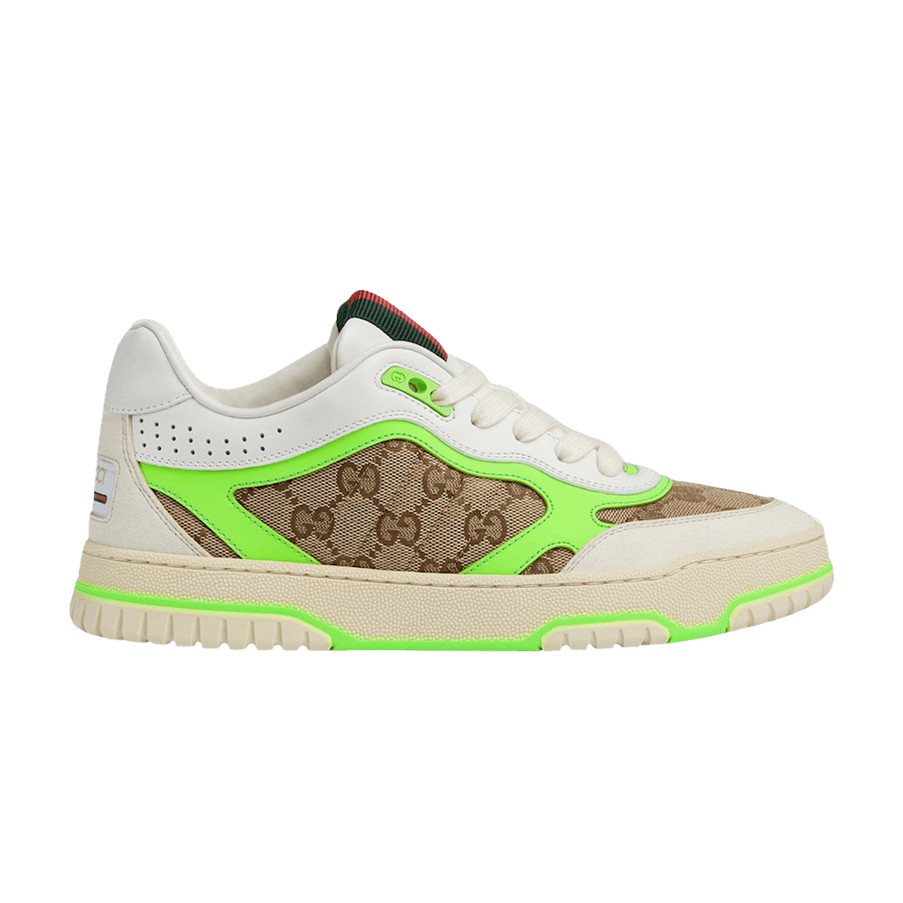 Gucci Wmns Re-Web Sneaker 'GG Canvas - Beige Ebony Green'