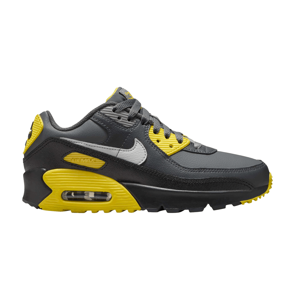 Nike Air Max 90 Leather GS 'Smoke Grey Lightning'