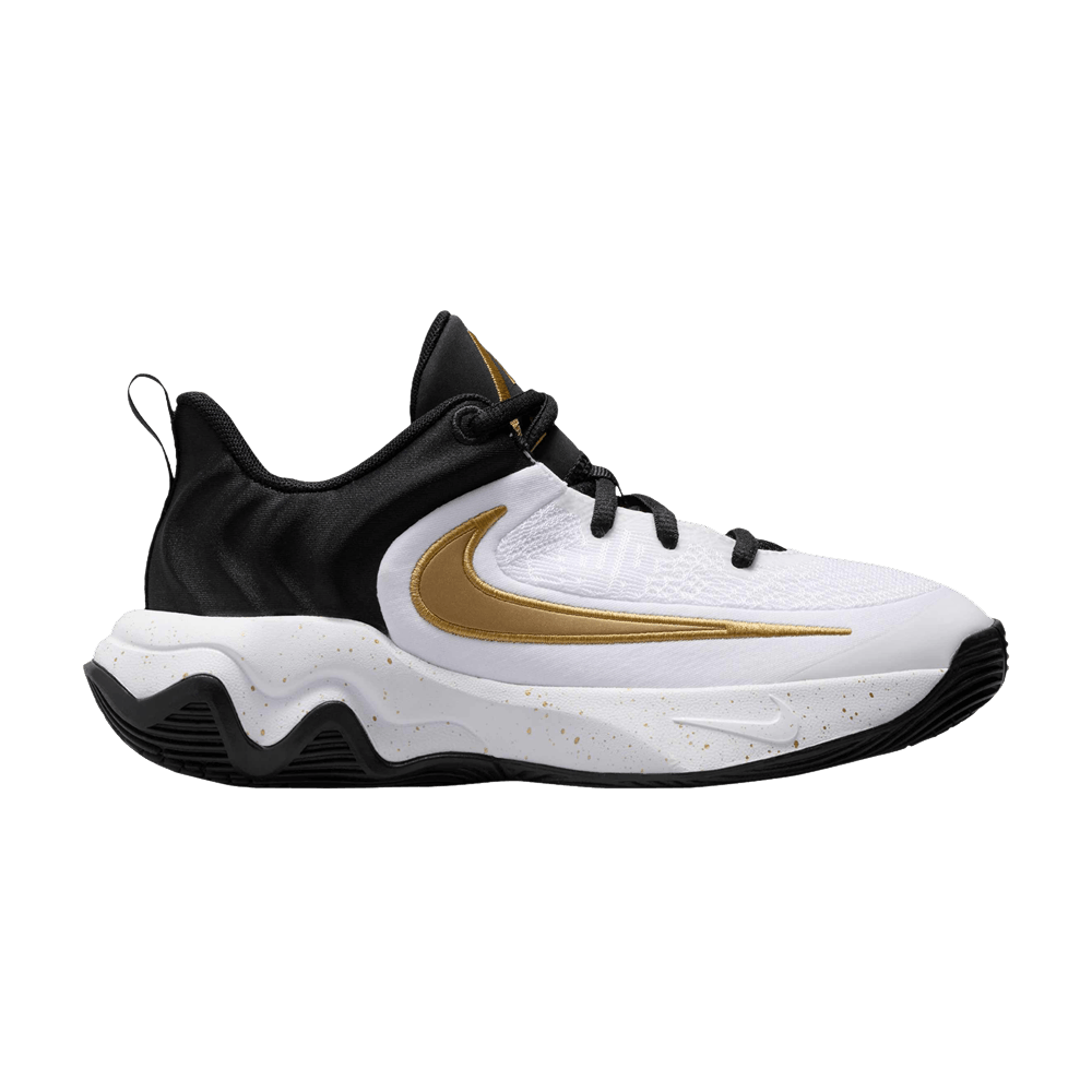 Nike Giannis Immortality 4 GS 'Black White Metallic Gold'