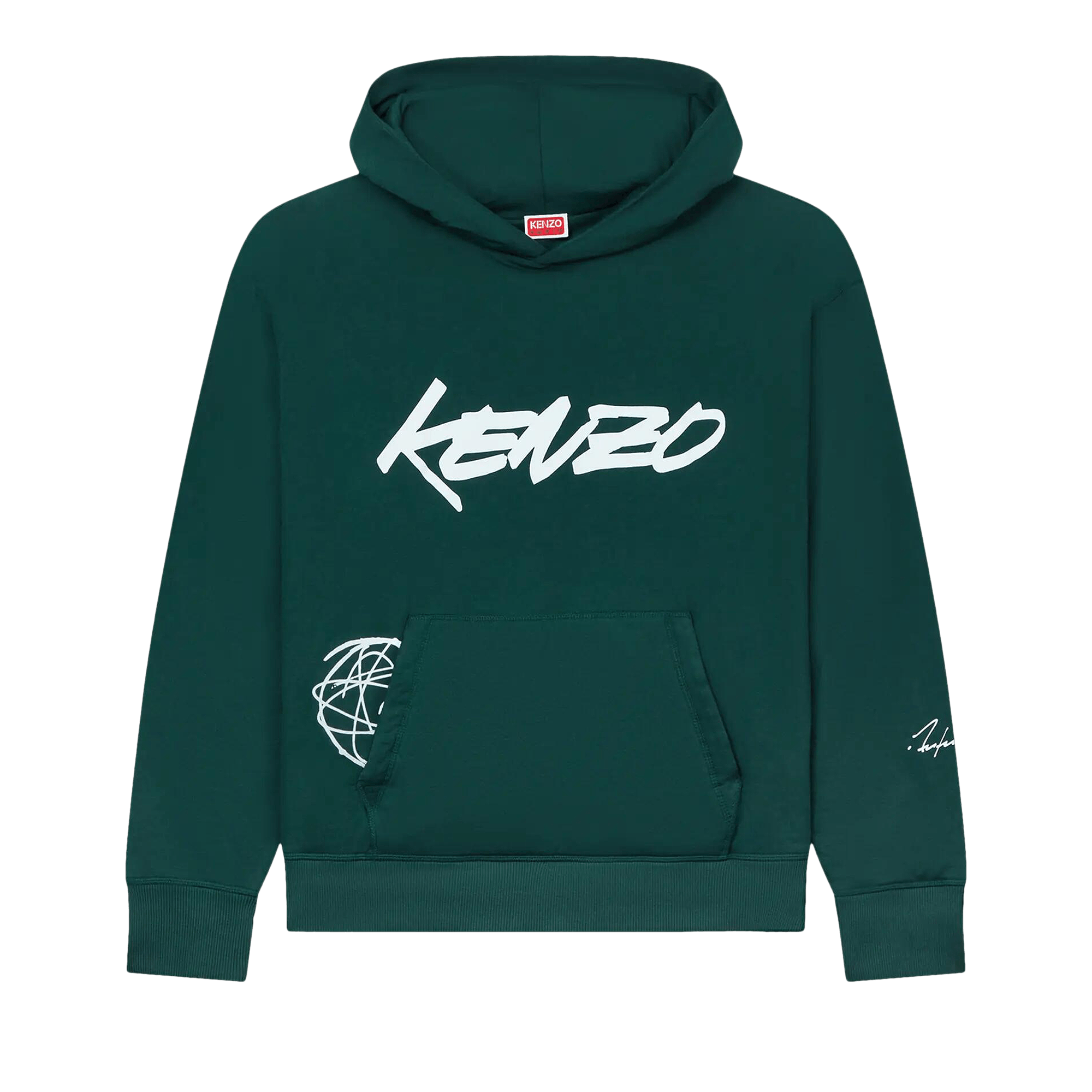 Kenzo Futura Padded Hoodie 'Pine'