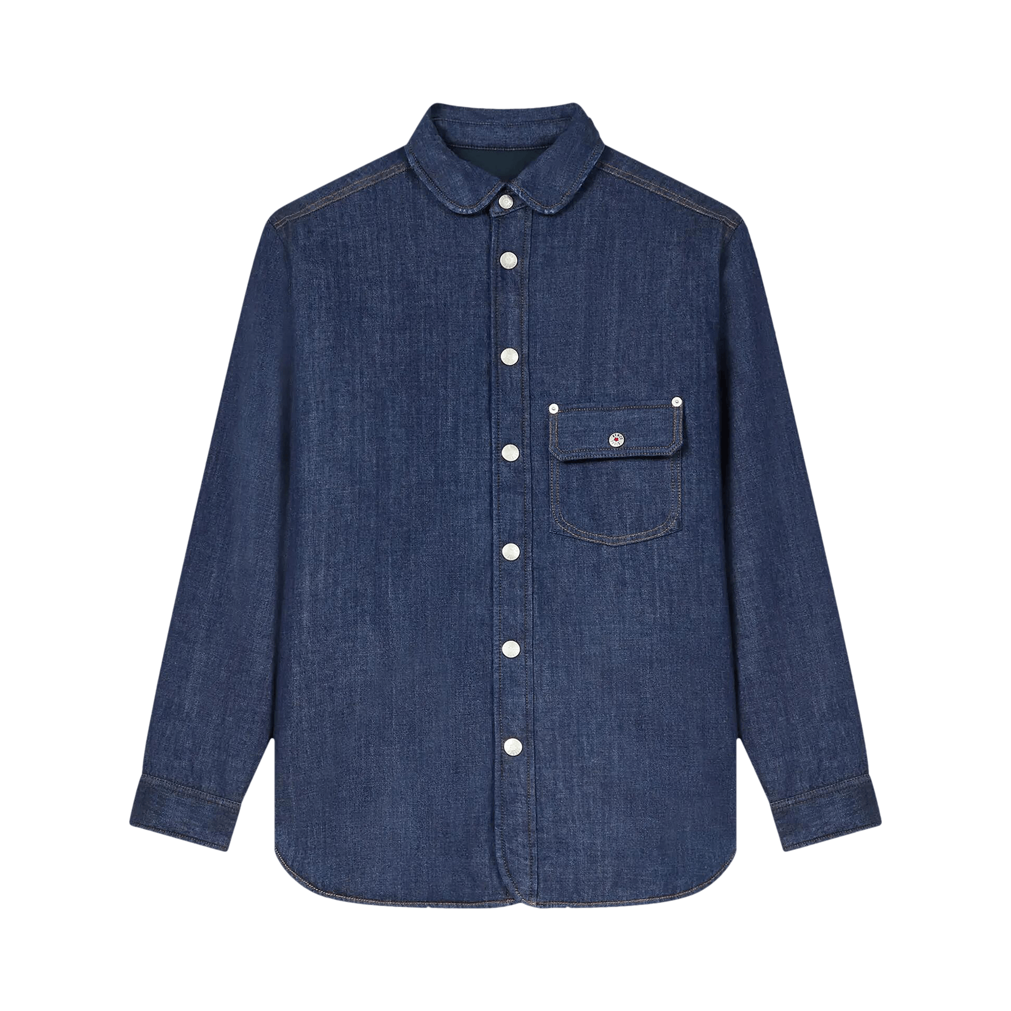 Kenzo Padded Overshirt 'Rinse Blue Denim'