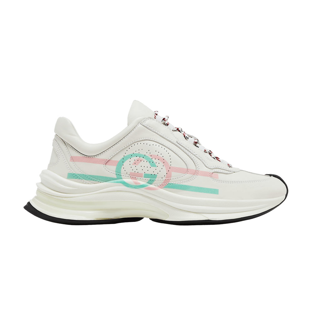 Gucci Wmns Run Sneaker 'White Pink Turquoise'