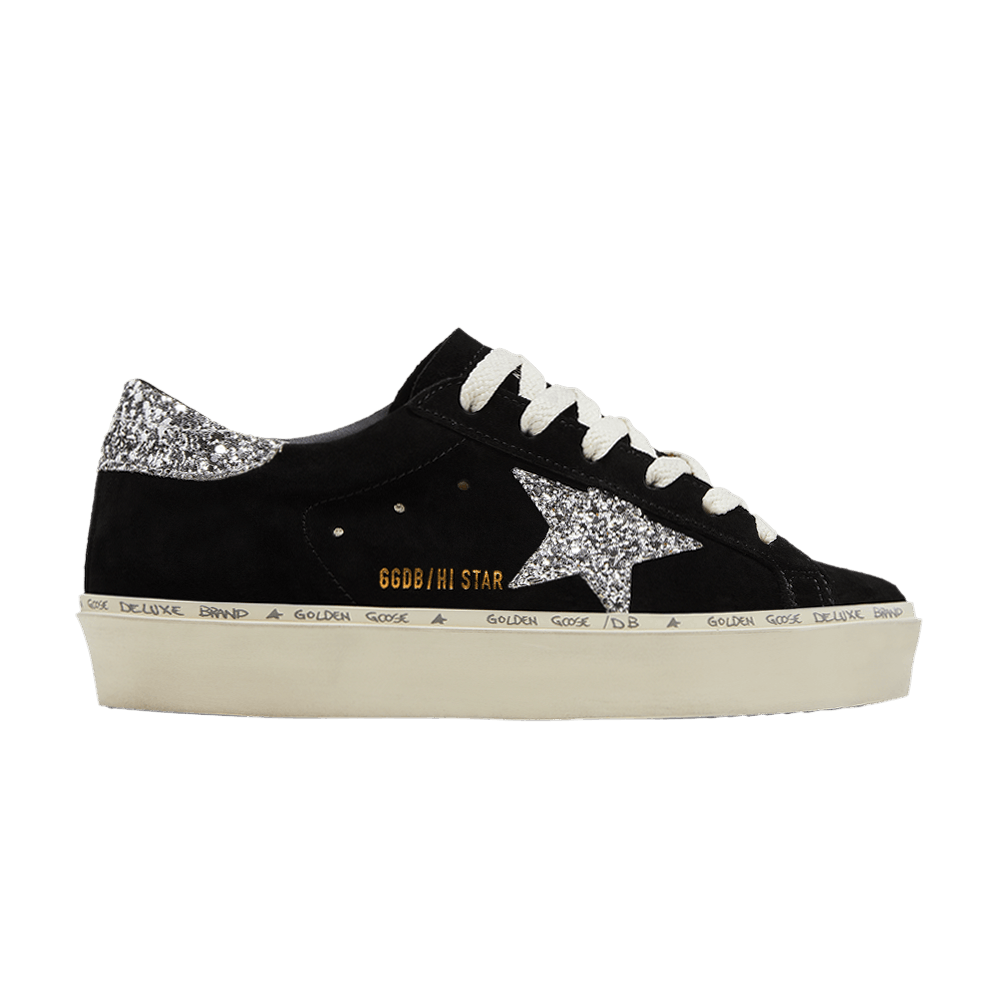 Golden Goose Wmns Hi Star 'Black Silver'