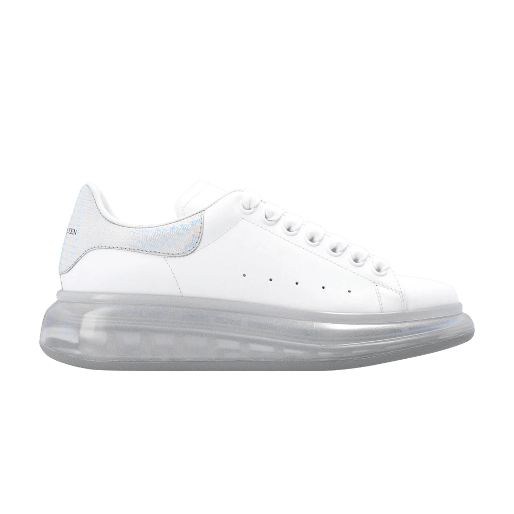 Alexander McQueen Wmns Oversized Sneaker 'Clear Sole - White Multi-Chrome'