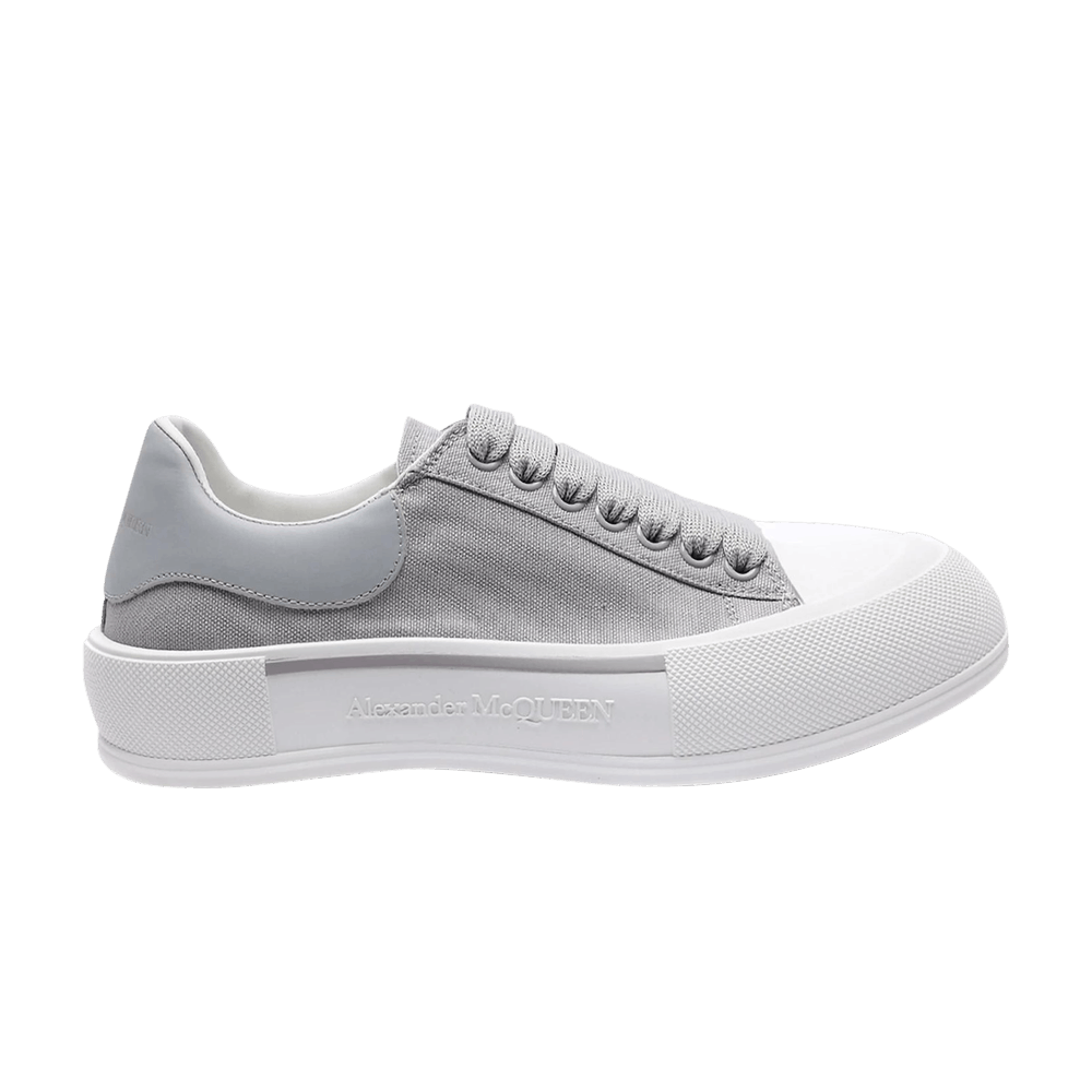Alexander McQueen Deck Plimsoll Low 'Lilac Grey'