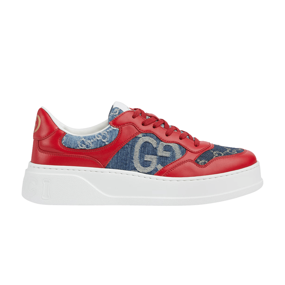 Gucci GG Sneaker 'Red Blue Denim'