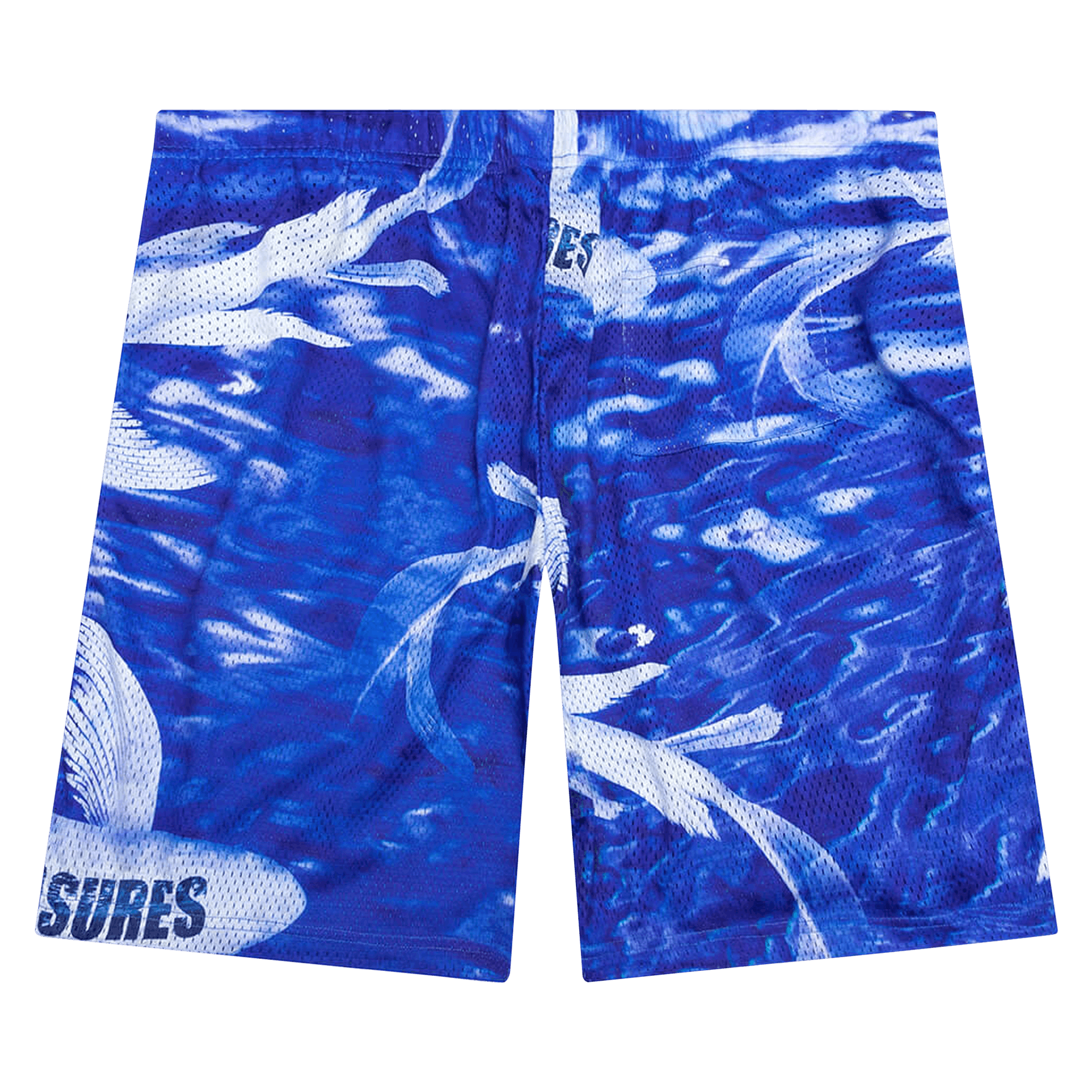 Pleasures Koi Mesh Shorts 'Blue'