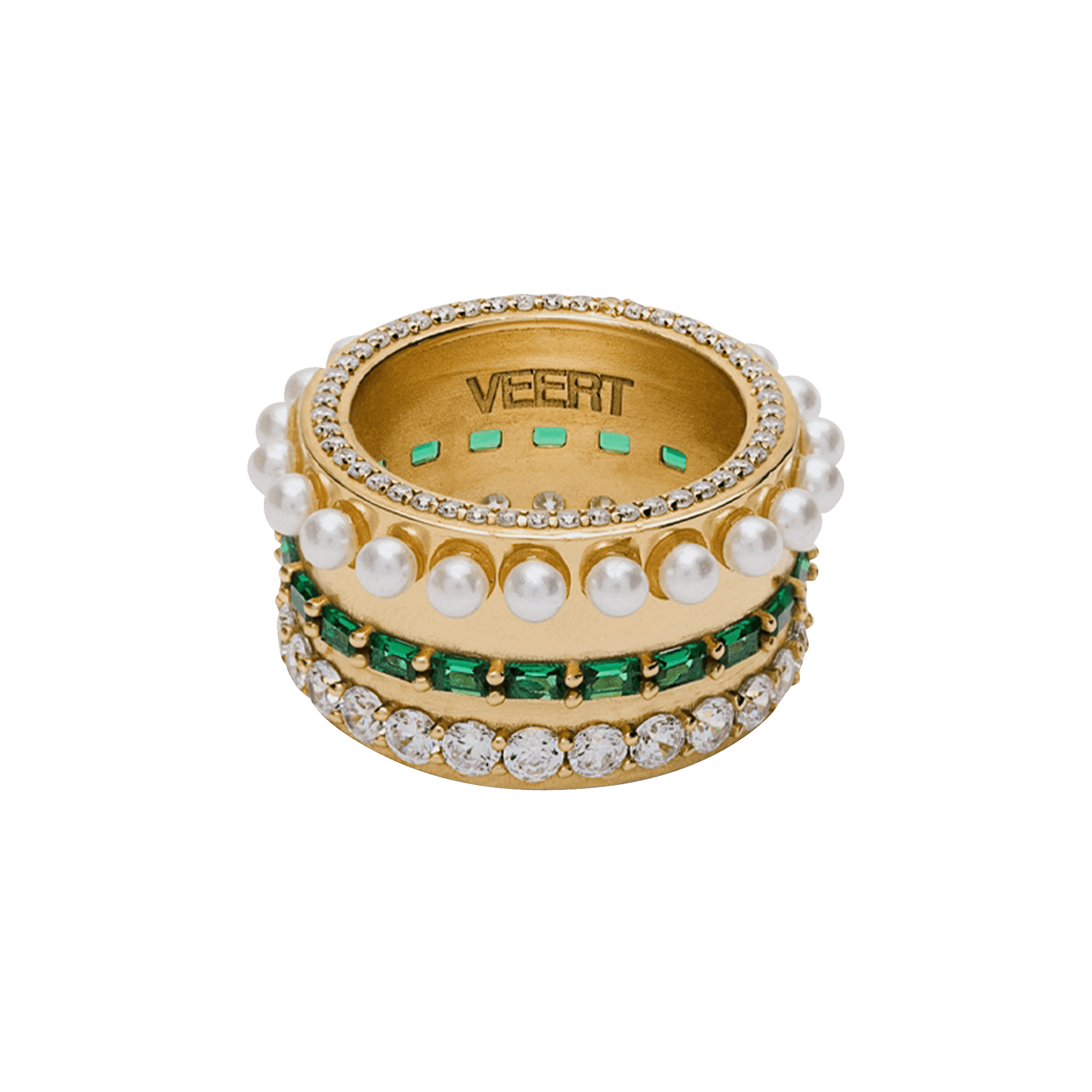 Buy MM6 Maison Margiela Minimal Logo Ring 'Polished Palladio