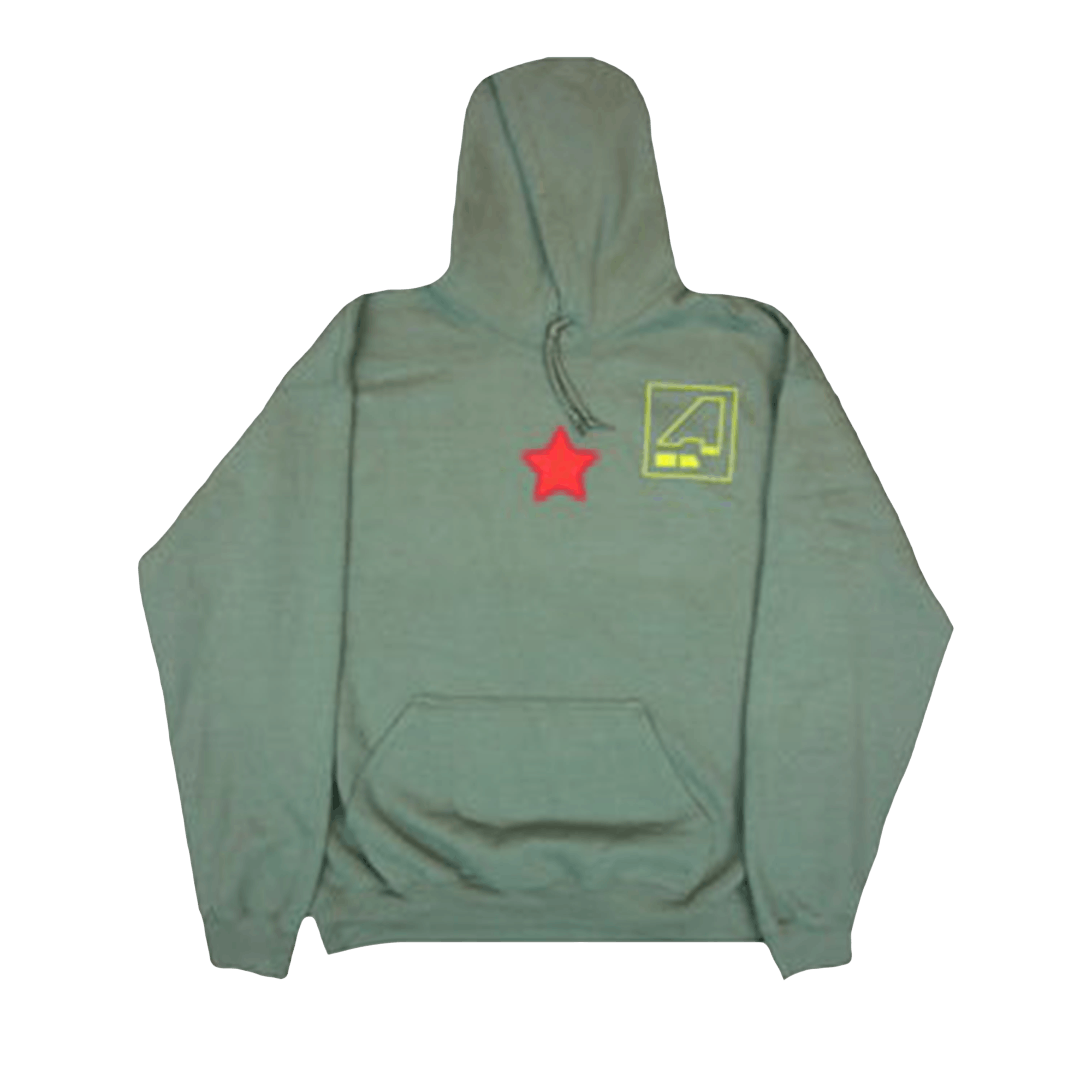 Cactus Jack by Travis Scott Astroworld Shattered Face Hoodie 'Olive'