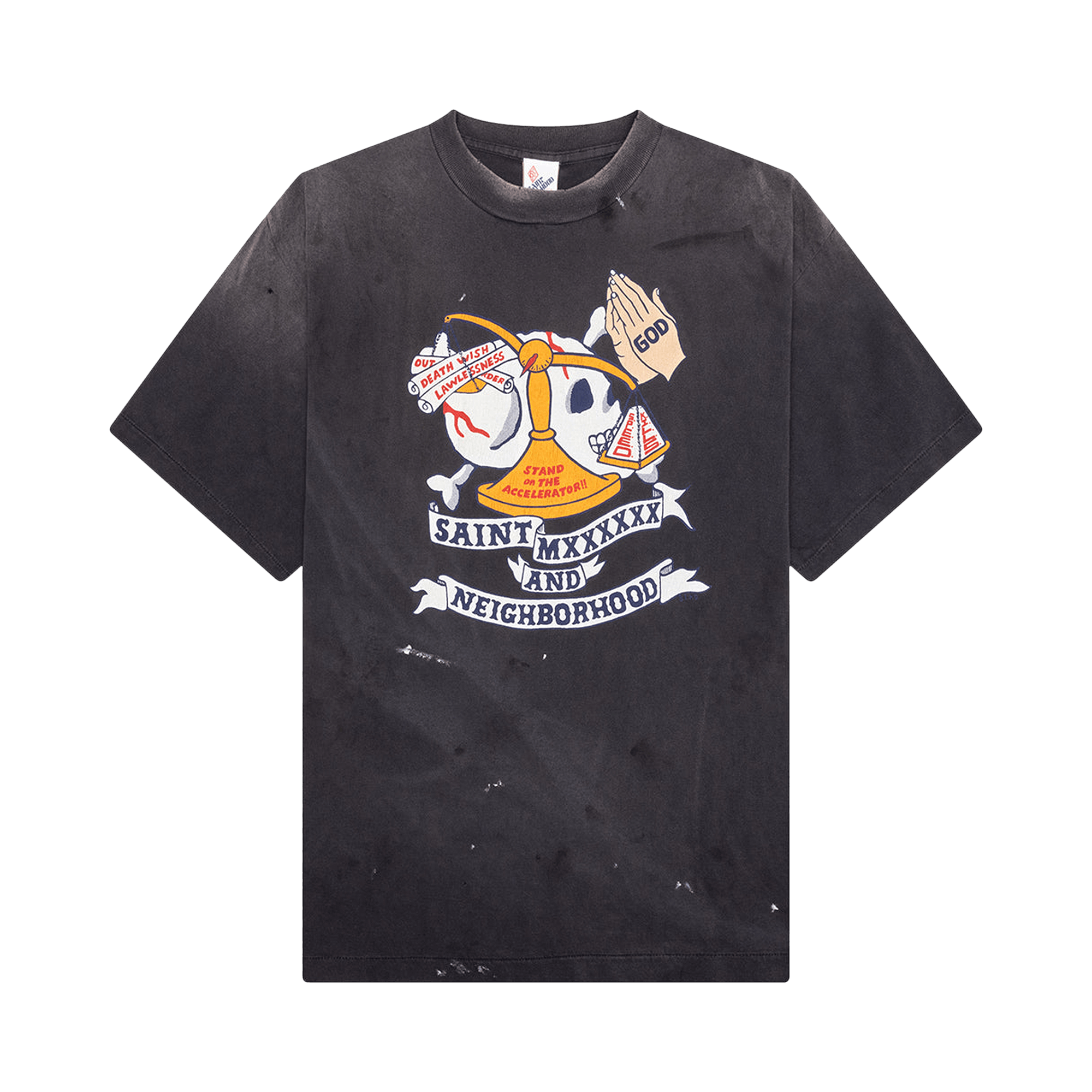 Buy SAINT Mxxxxxx Dirty Pig Short-Sleeve Tee 'White' - SM