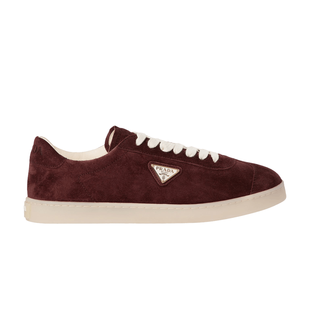 Prada Lane Suede Sneaker 'Bordeaux'