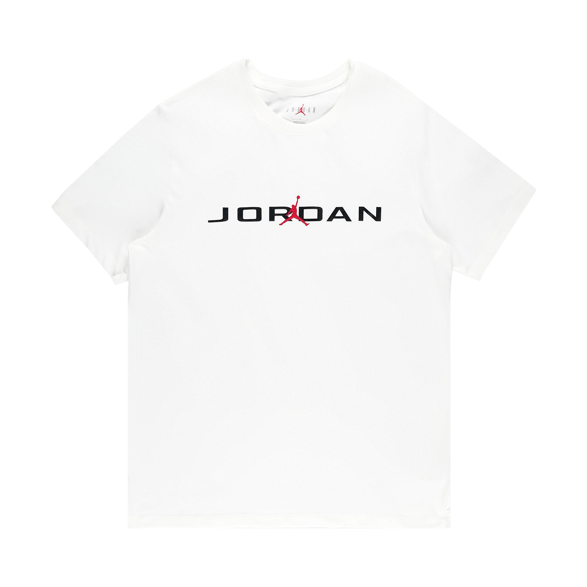Air Jordan T-Shirt 'White/Black/Gym Red'