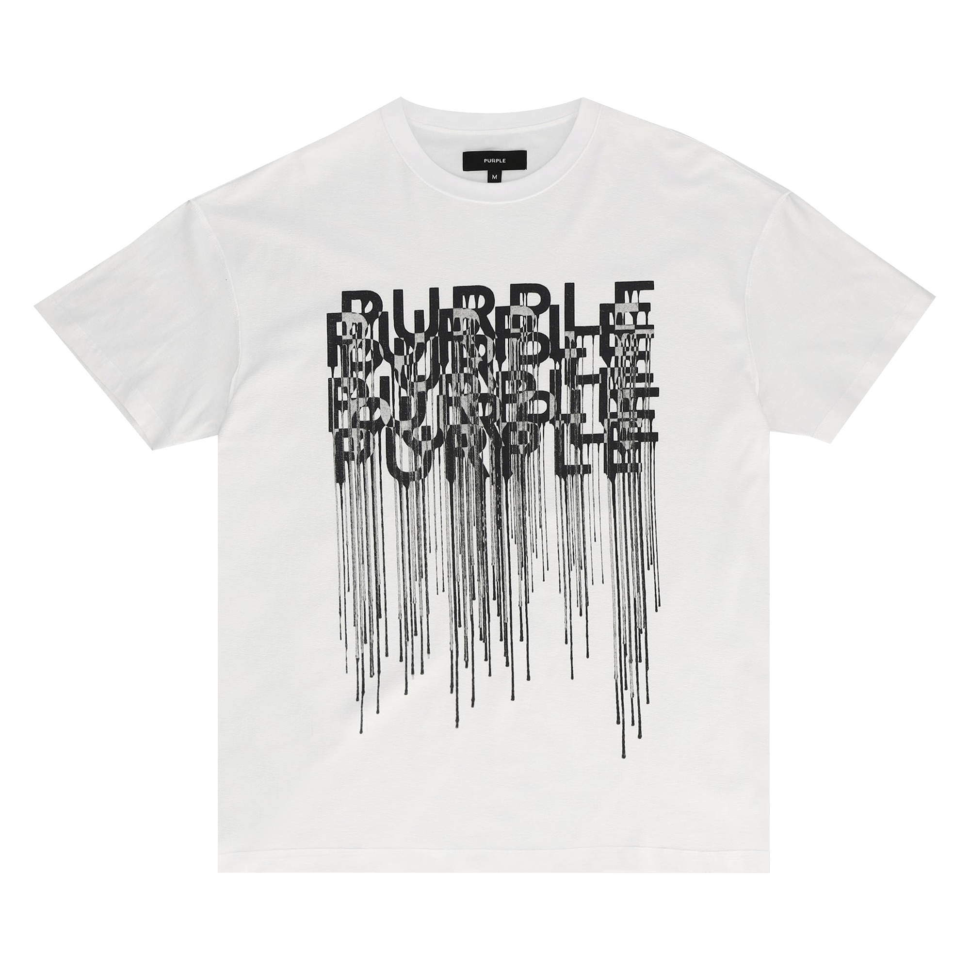 PURPLE BRAND Textured Inside Out T-Shirt 'White'
