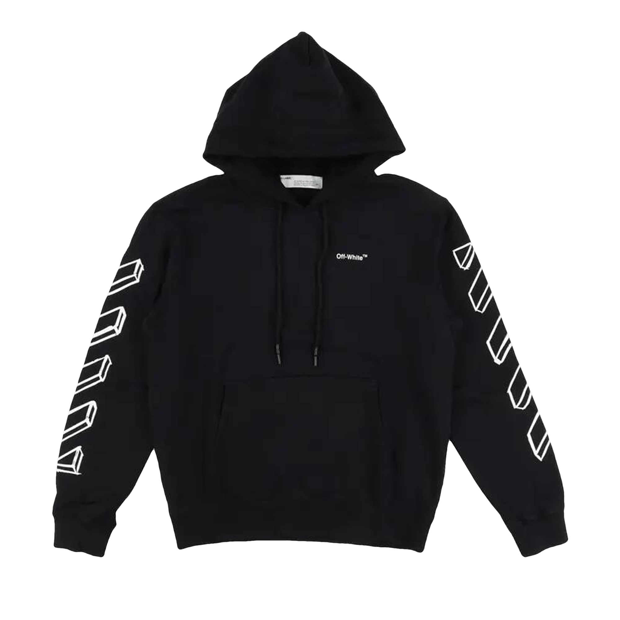 Off-White 3D Marker Arrows Hoodie 'Black'