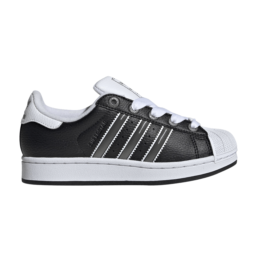 adidas Superstar 2 J 'Black Lenticular Stripes'
